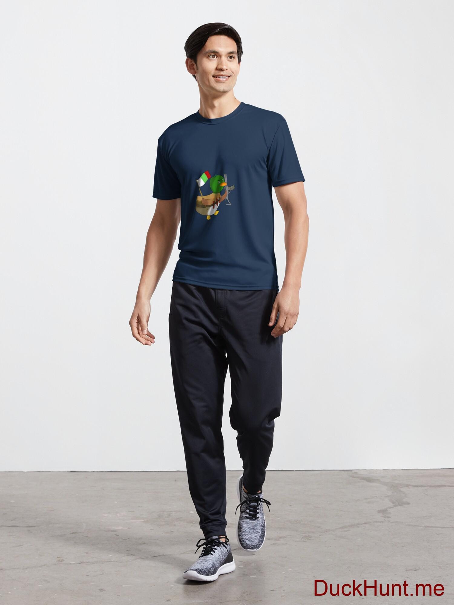 Kamikaze Duck Navy Active T-Shirt (Front printed) alternative image 4