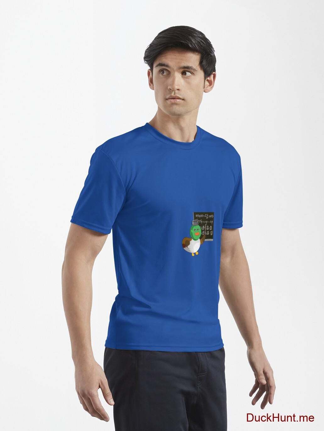 Prof Duck Royal Blue Active T-Shirt (Front printed) alternative image 6