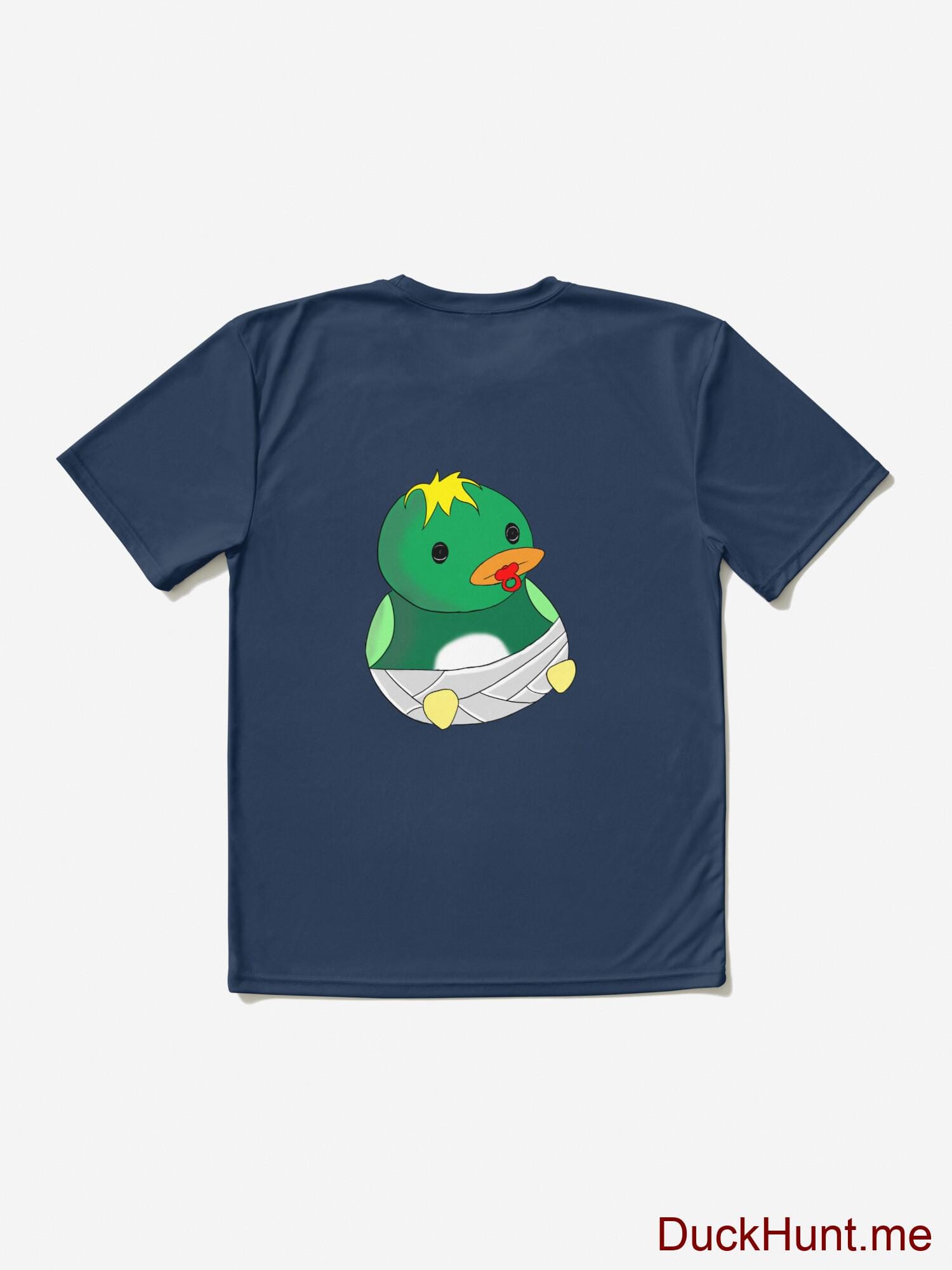 Baby duck Navy Active T-Shirt (Back printed) alternative image 1
