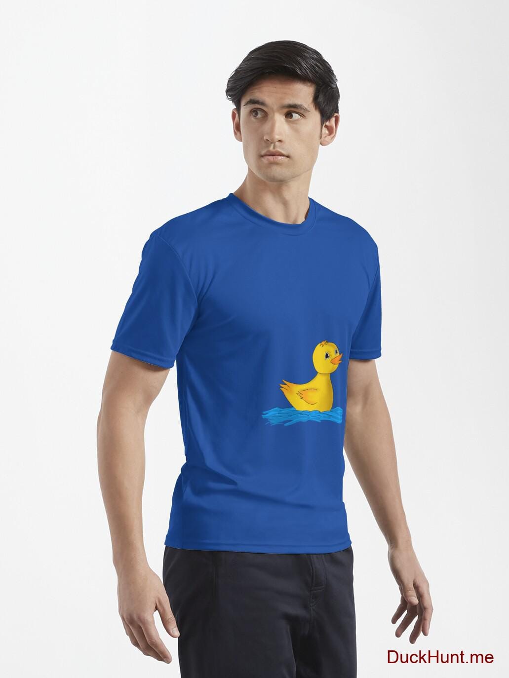 Plastic Duck Royal Blue Active T-Shirt (Front printed) alternative image 6