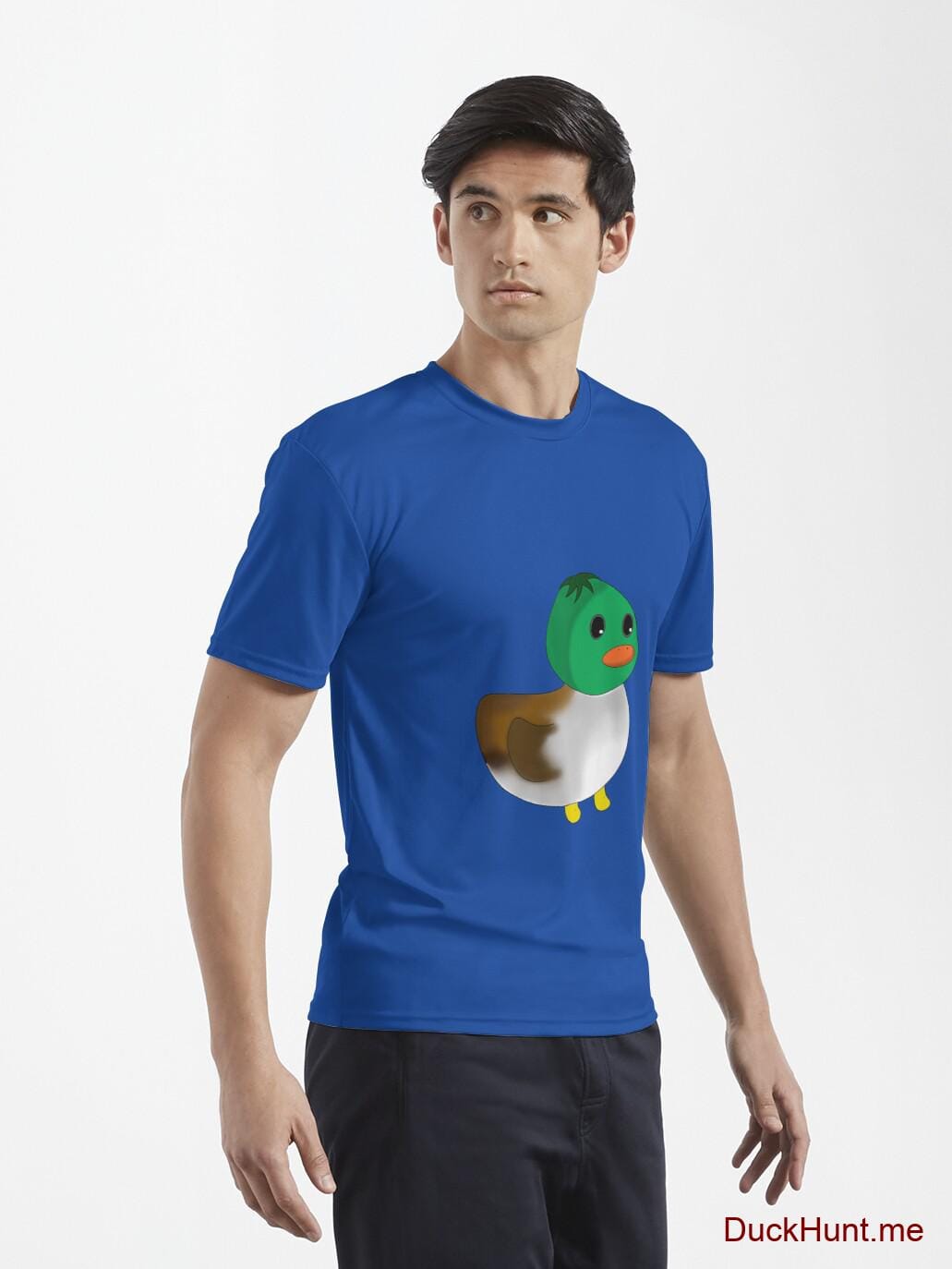 Normal Duck Royal Blue Active T-Shirt (Front printed) alternative image 6