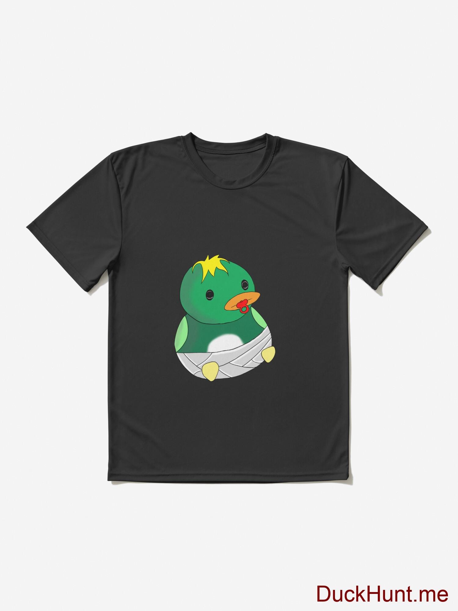 Baby duck Black Active T-Shirt (Front printed) alternative image 2