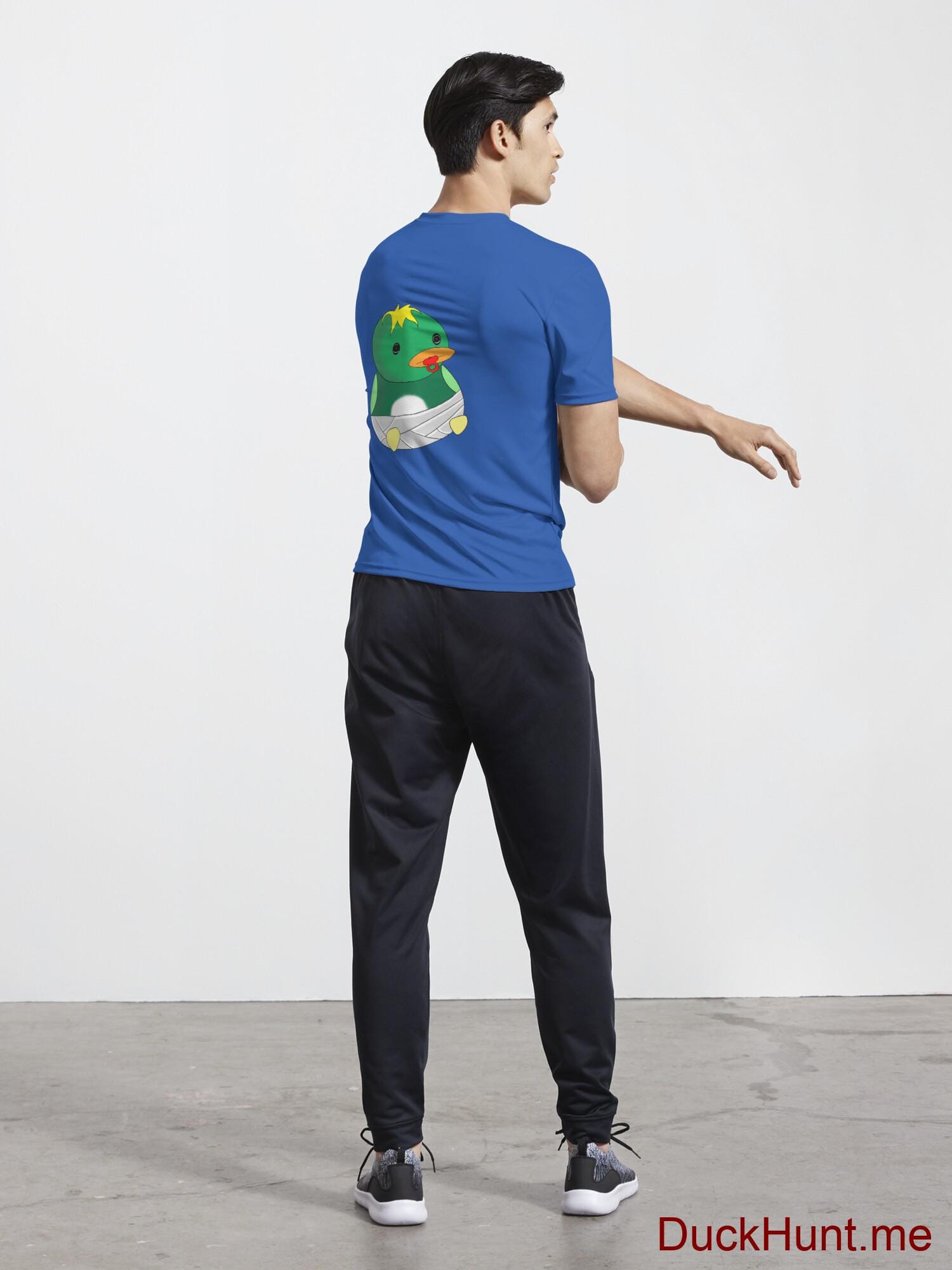 Baby duck Royal Blue Active T-Shirt (Back printed) alternative image 4