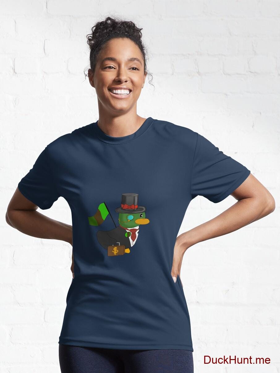 Golden Duck Navy Active T-Shirt (Front printed) alternative image 5