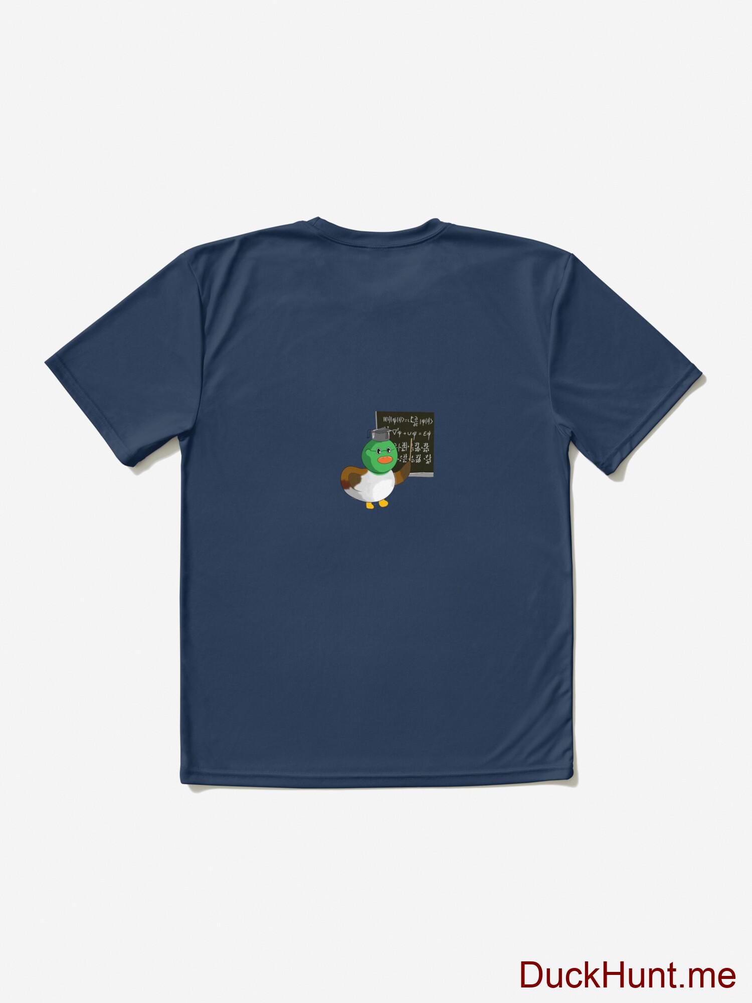Prof Duck Navy Active T-Shirt (Back printed) alternative image 1