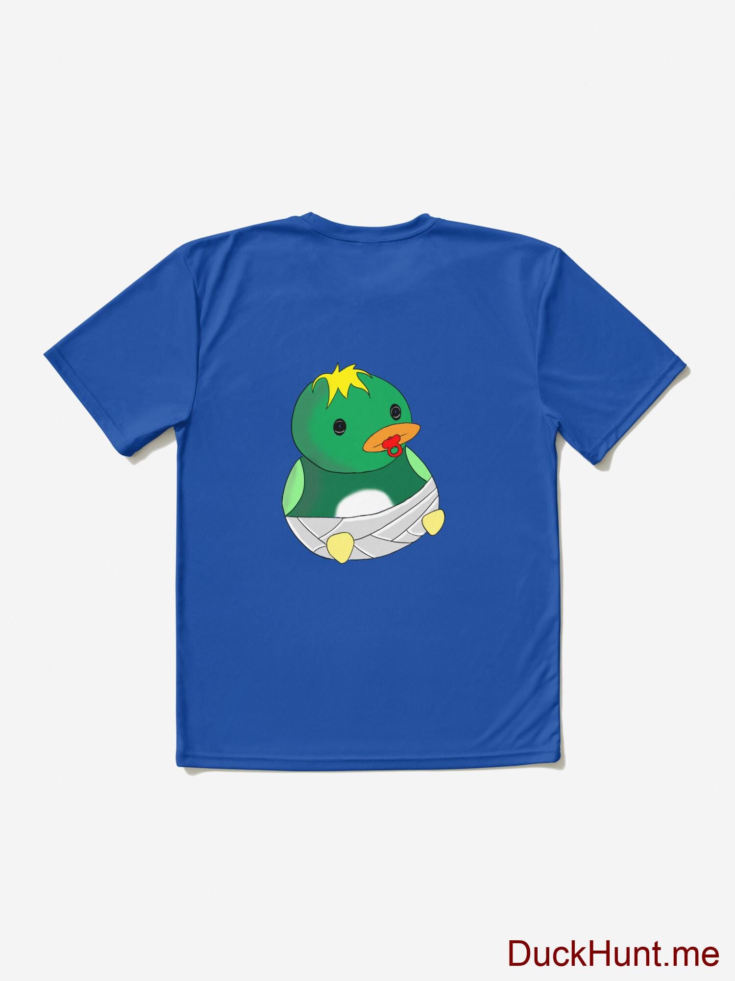 Baby duck Royal Blue Active T-Shirt (Back printed) alternative image 1