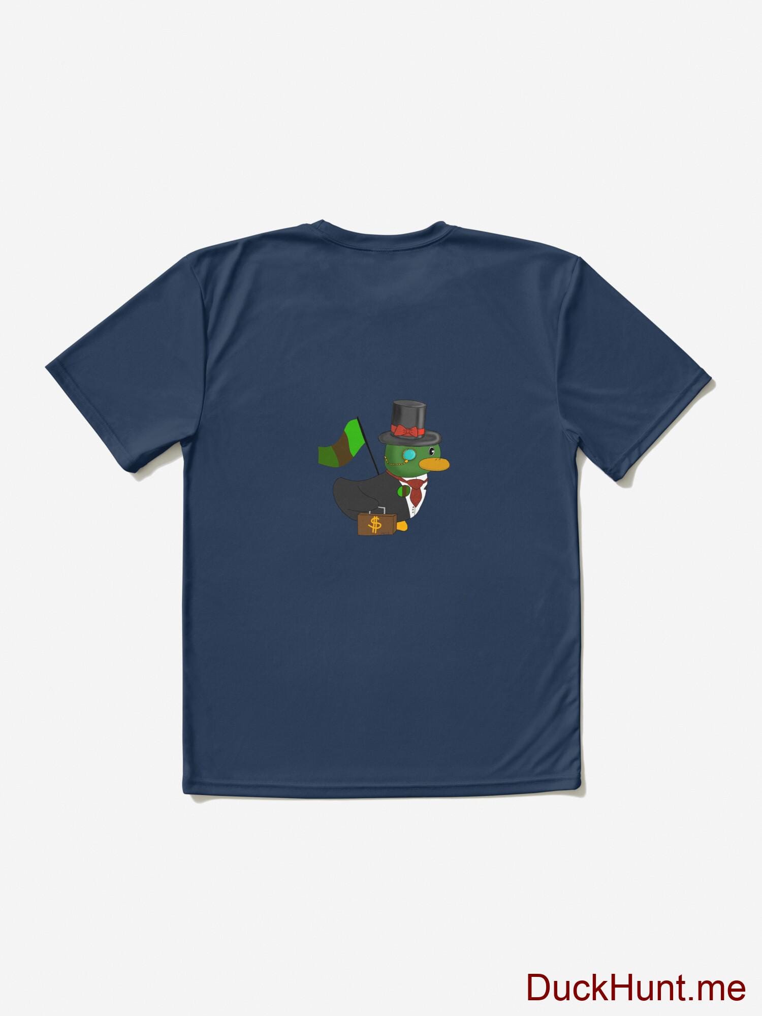 Golden Duck Navy Active T-Shirt (Back printed) alternative image 1