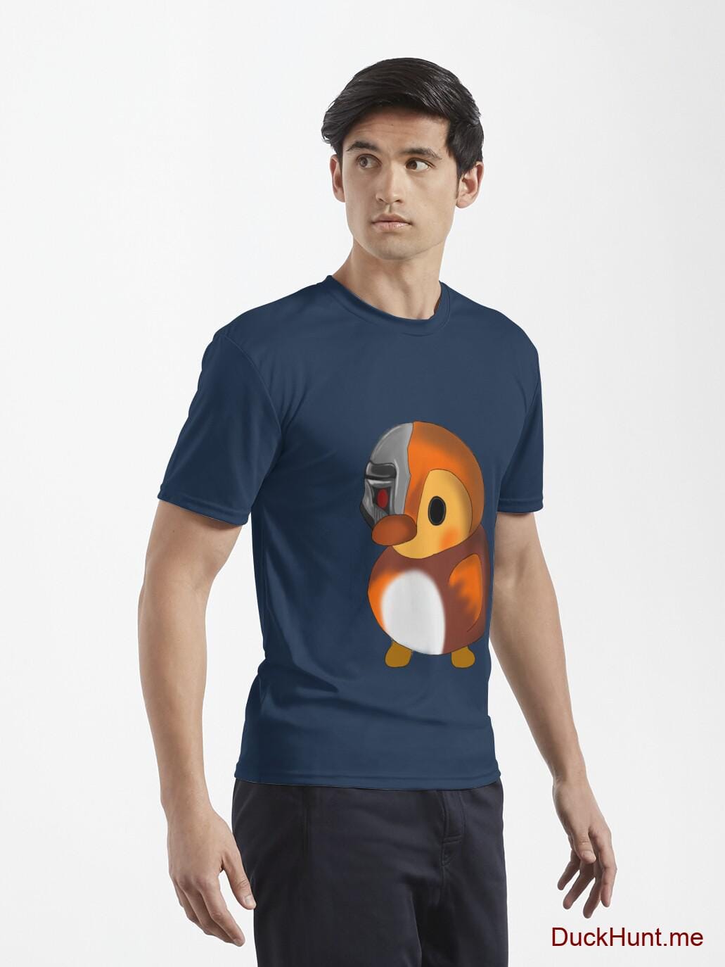 Mechanical Duck Navy Active T-Shirt (Front printed) alternative image 6