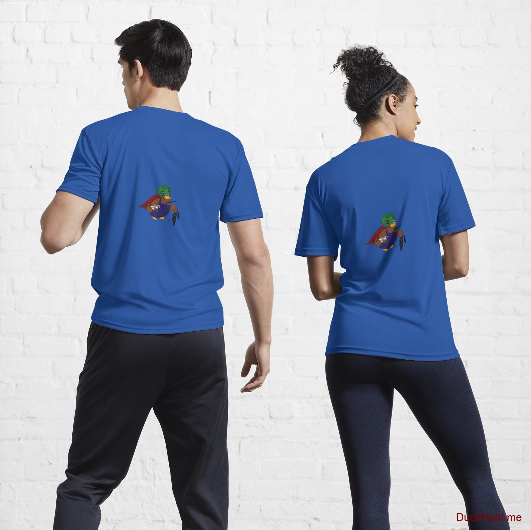 Dead DuckHunt Boss (smokeless) Royal Blue Active T-Shirt (Back printed)