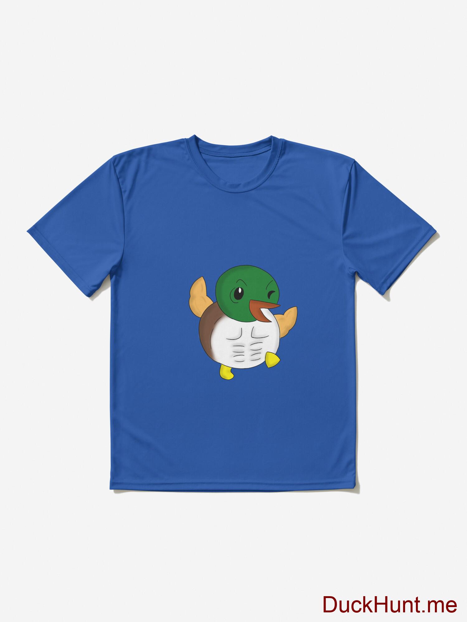 Super duck Royal Blue Active T-Shirt (Front printed) alternative image 2