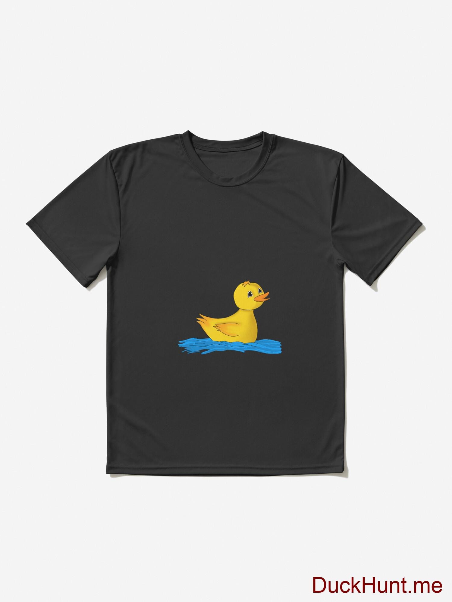 Plastic Duck Black Active T-Shirt (Front printed) alternative image 2