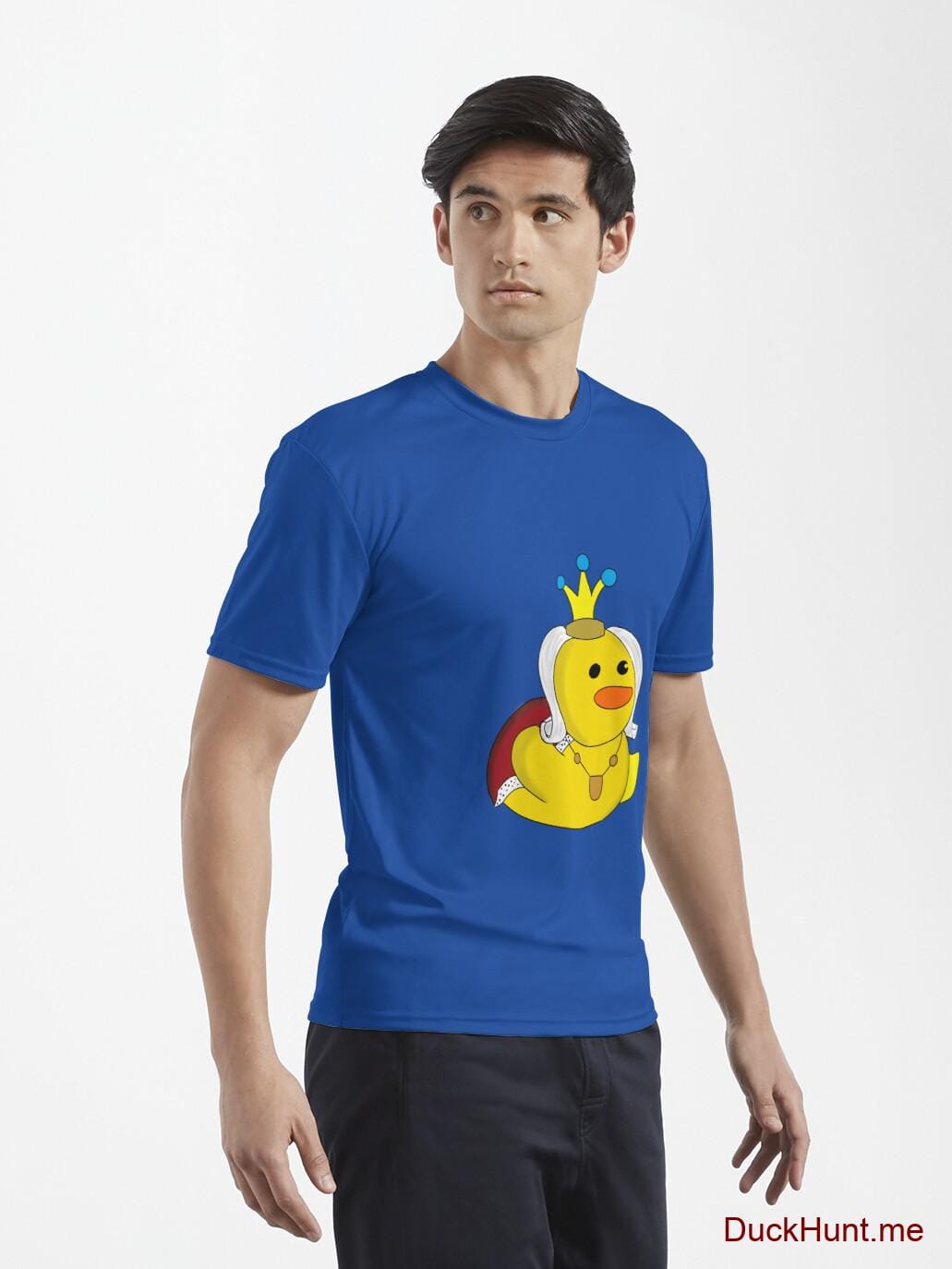 Royal Duck Royal Blue Active T-Shirt (Front printed) alternative image 6