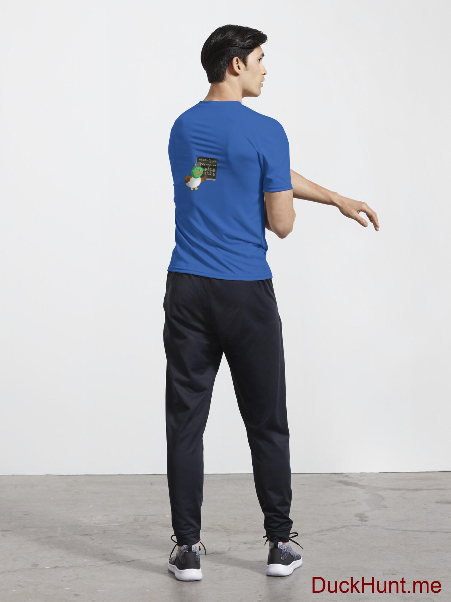 Prof Duck Royal Blue Active T-Shirt (Back printed) alternative image 4