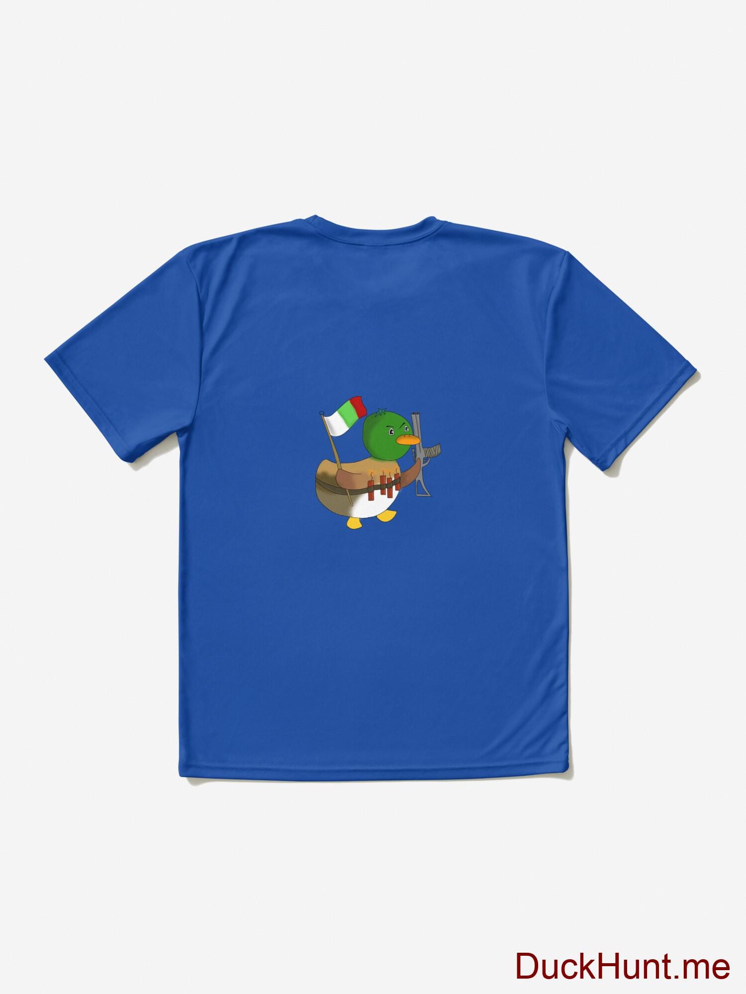 Kamikaze Duck Royal Blue Active T-Shirt (Back printed) alternative image 1