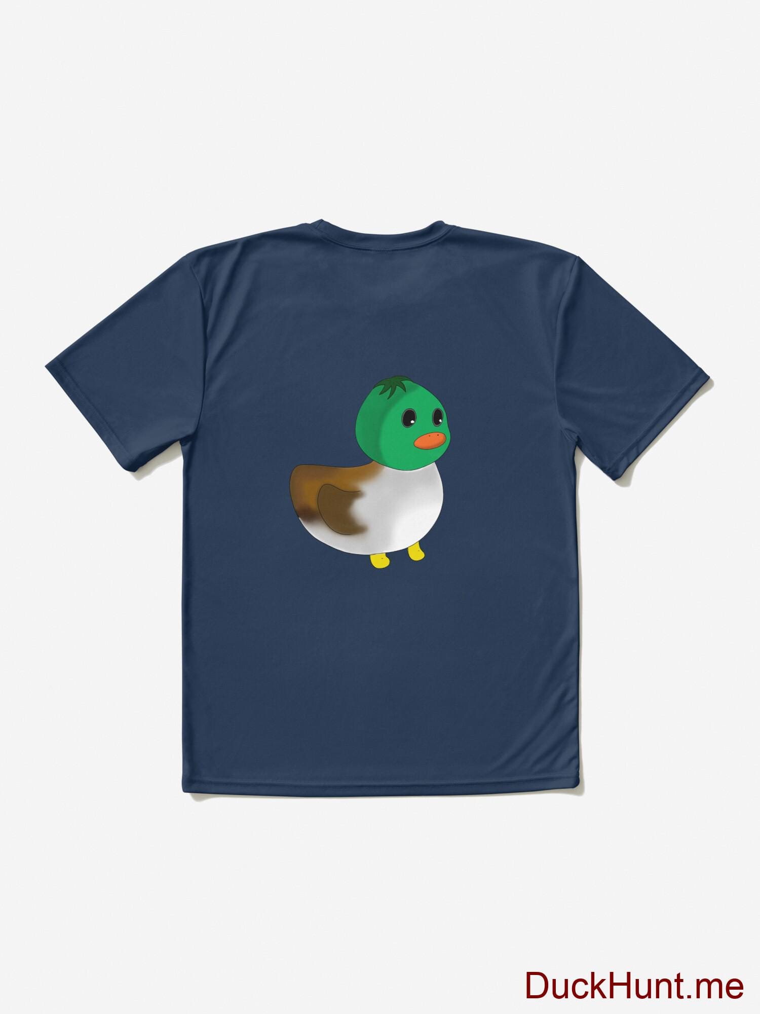 Normal Duck Navy Active T-Shirt (Back printed) alternative image 1