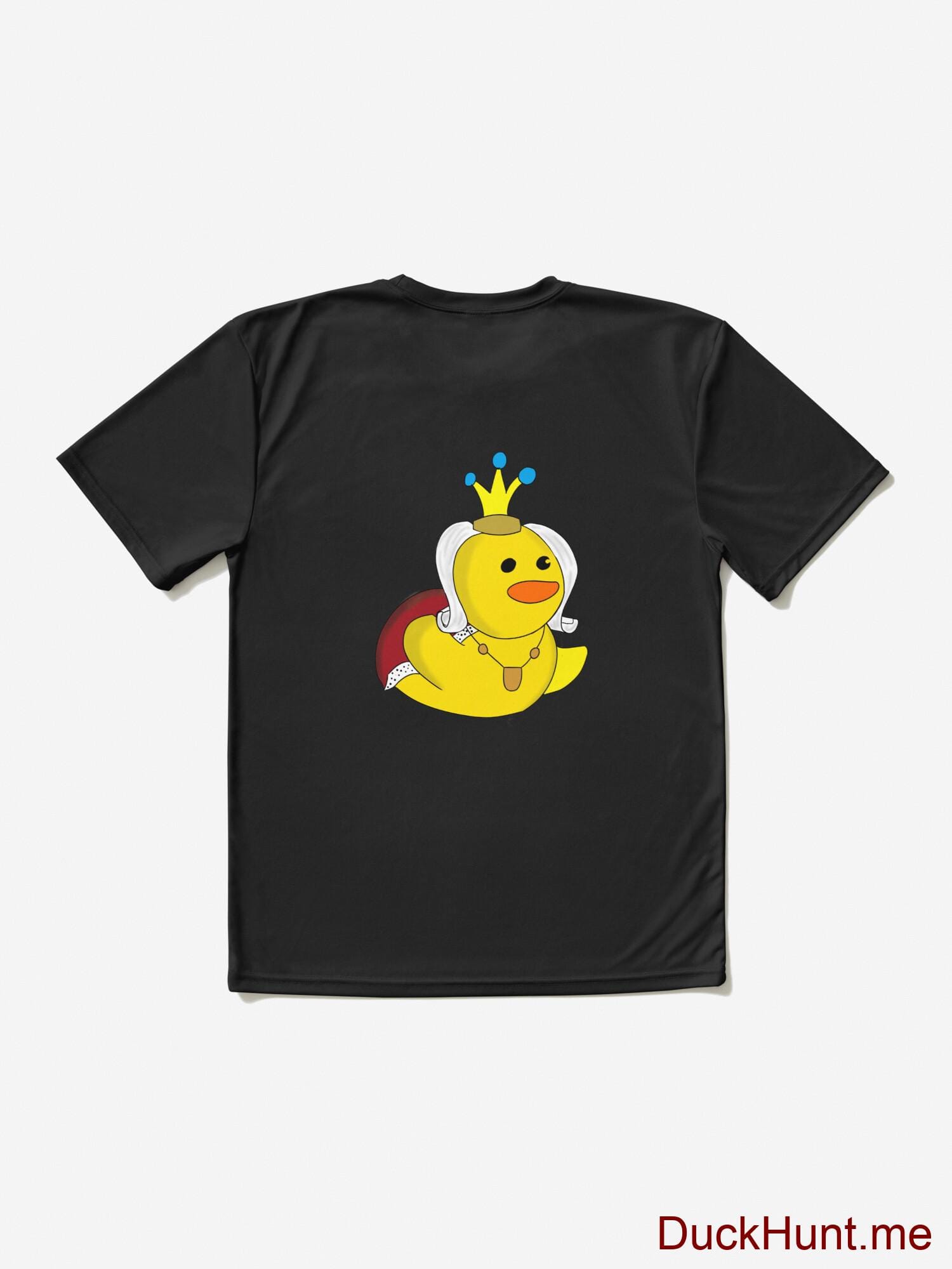 Royal Duck Black Active T-Shirt (Back printed) alternative image 1