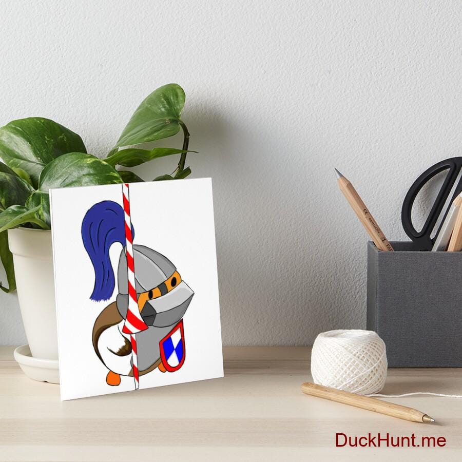 Armored Duck Art Board Print
