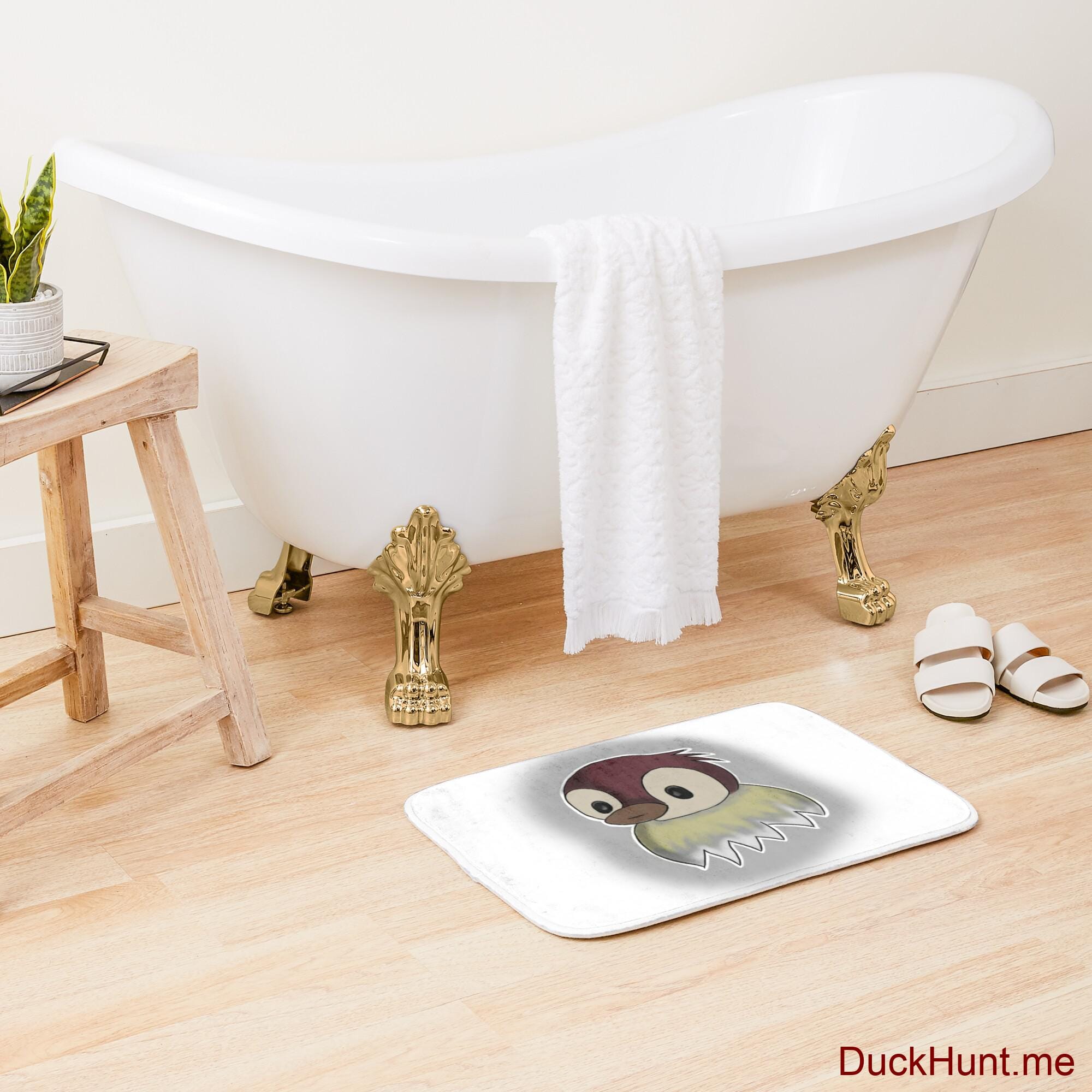 Ghost Duck (foggy) Bath Mat