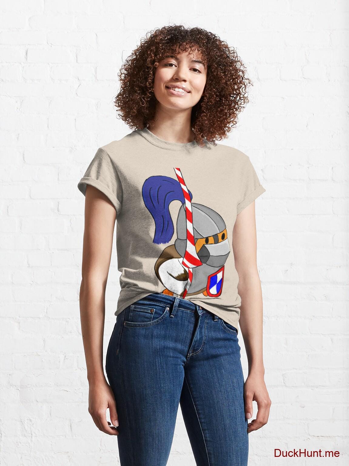 Armored Duck Creme Classic T-Shirt (Front printed) alternative image 3