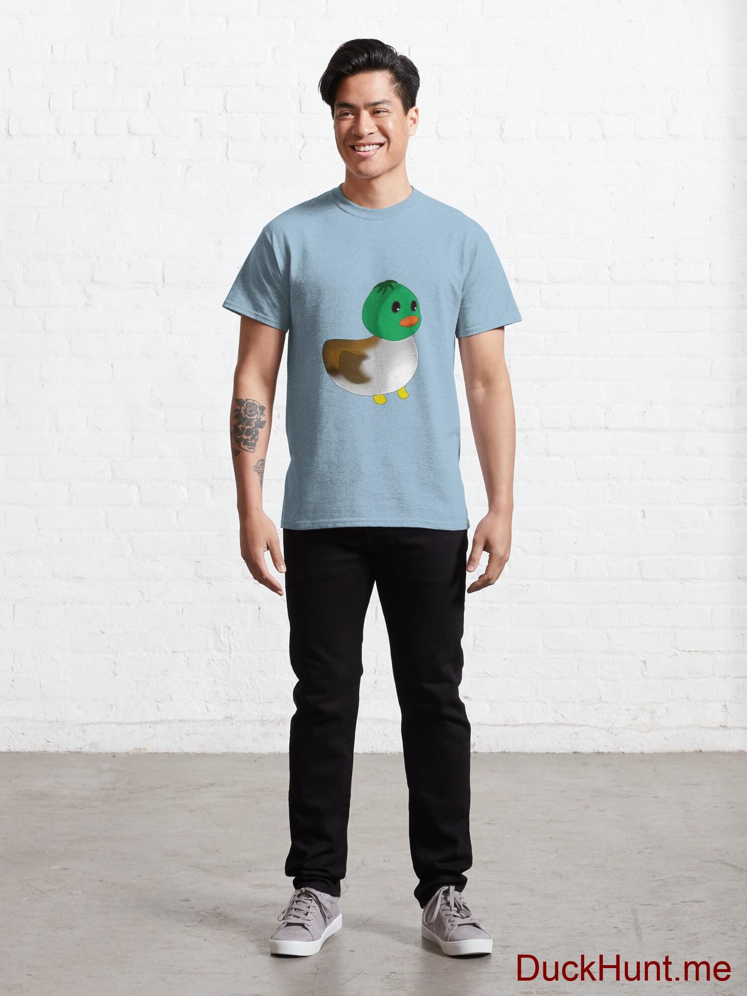 Normal Duck Light Blue Classic T-Shirt (Front printed) alternative image 6