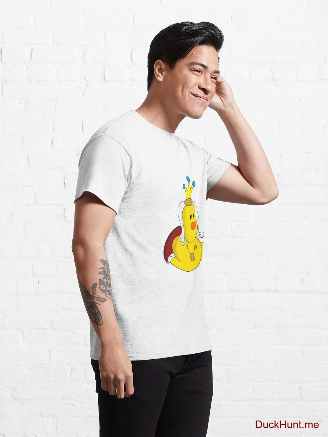 Royal Duck White Classic T-Shirt (Front printed) alternative image 4