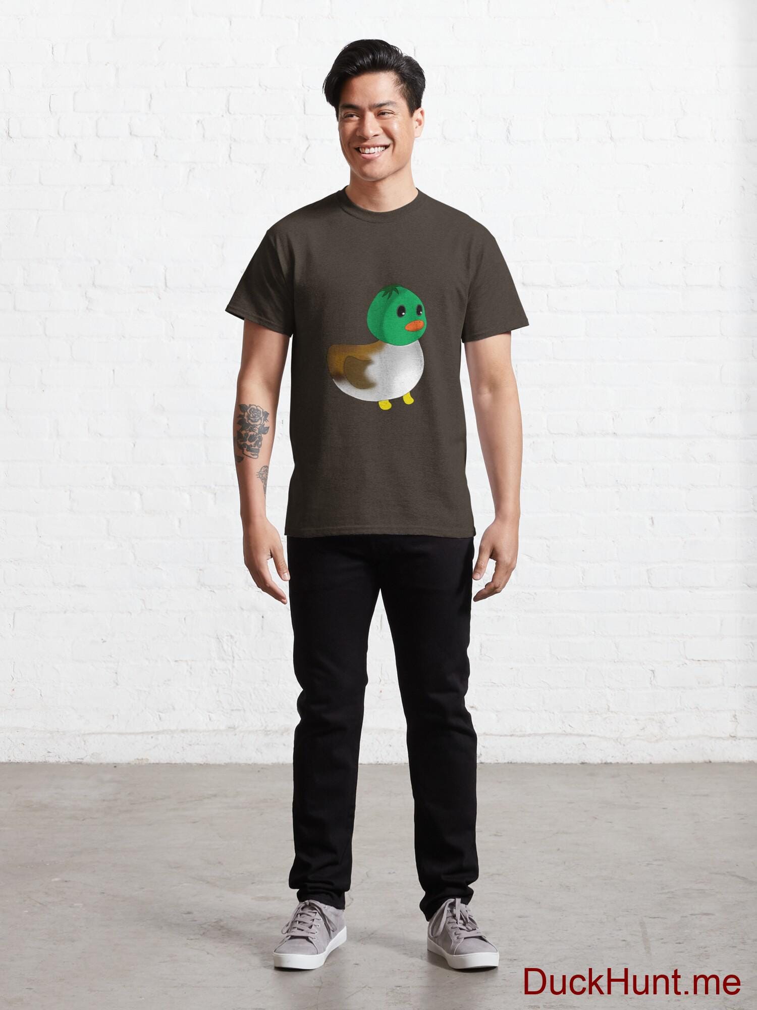 Normal Duck Brown Classic T-Shirt (Front printed) alternative image 6