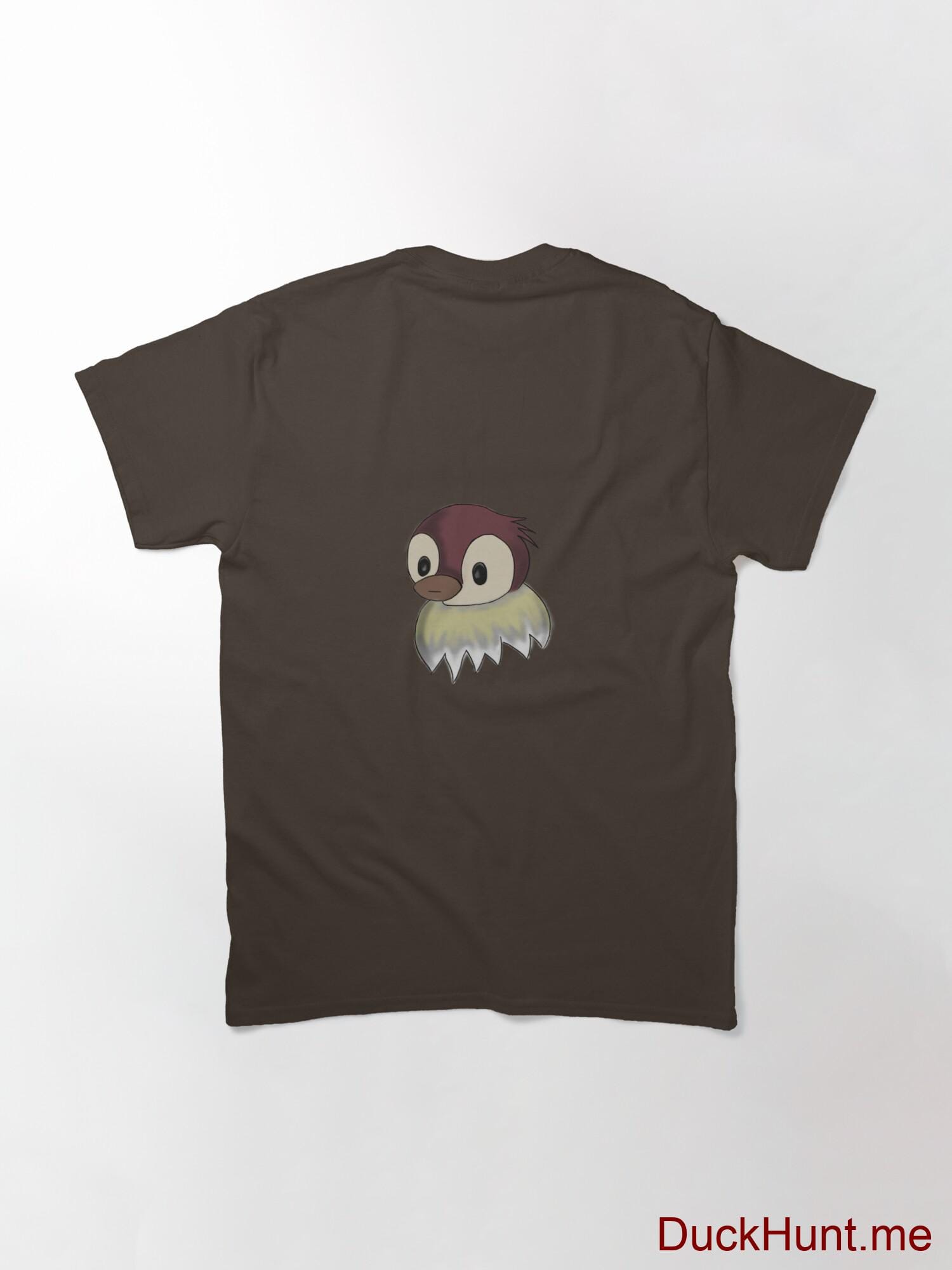 Ghost Duck (fogless) Brown Classic T-Shirt (Back printed) alternative image 1