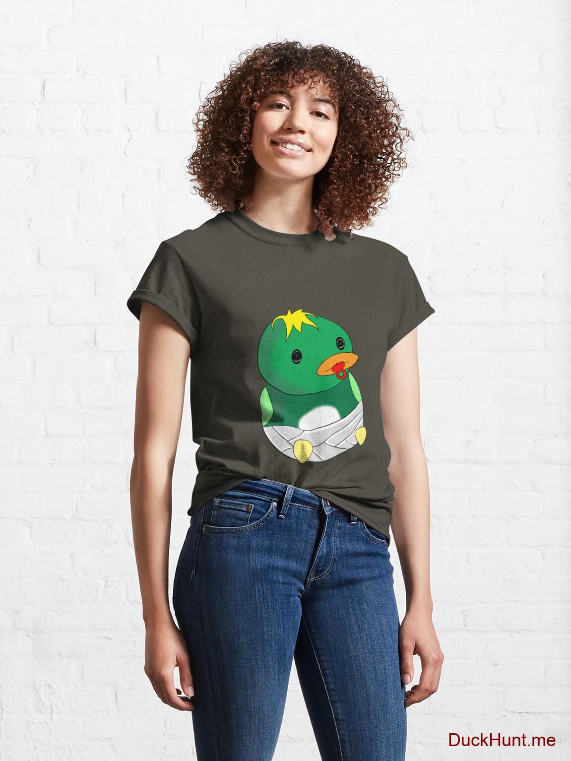 Baby duck Army Classic T-Shirt (Front printed) alternative image 3