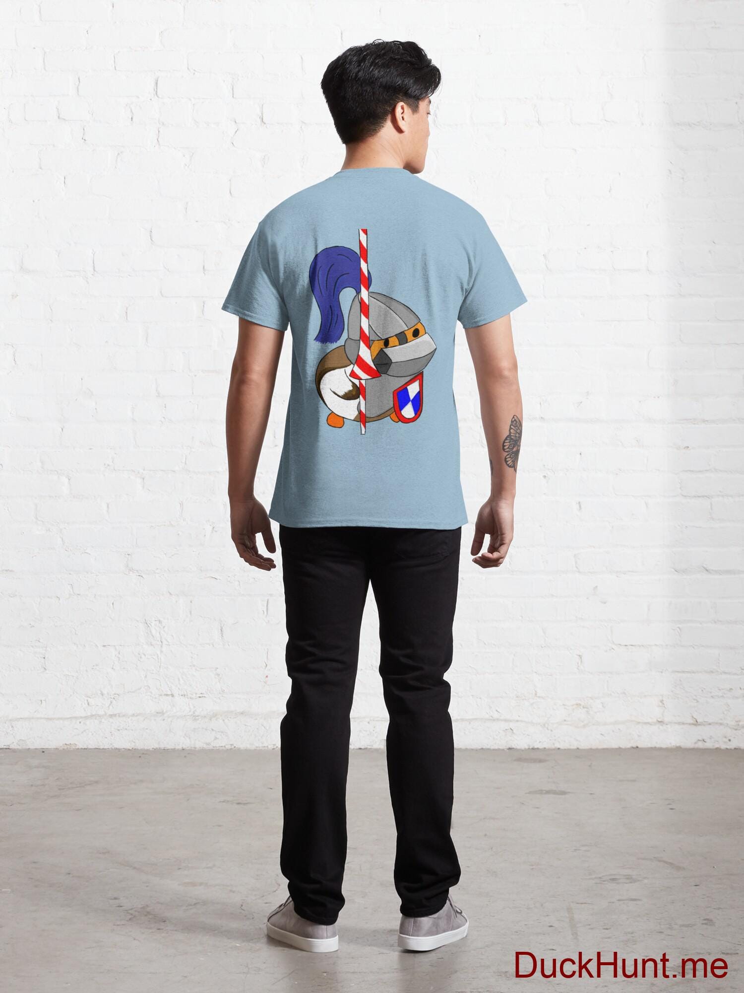 Armored Duck Light Blue Classic T-Shirt (Back printed) alternative image 3