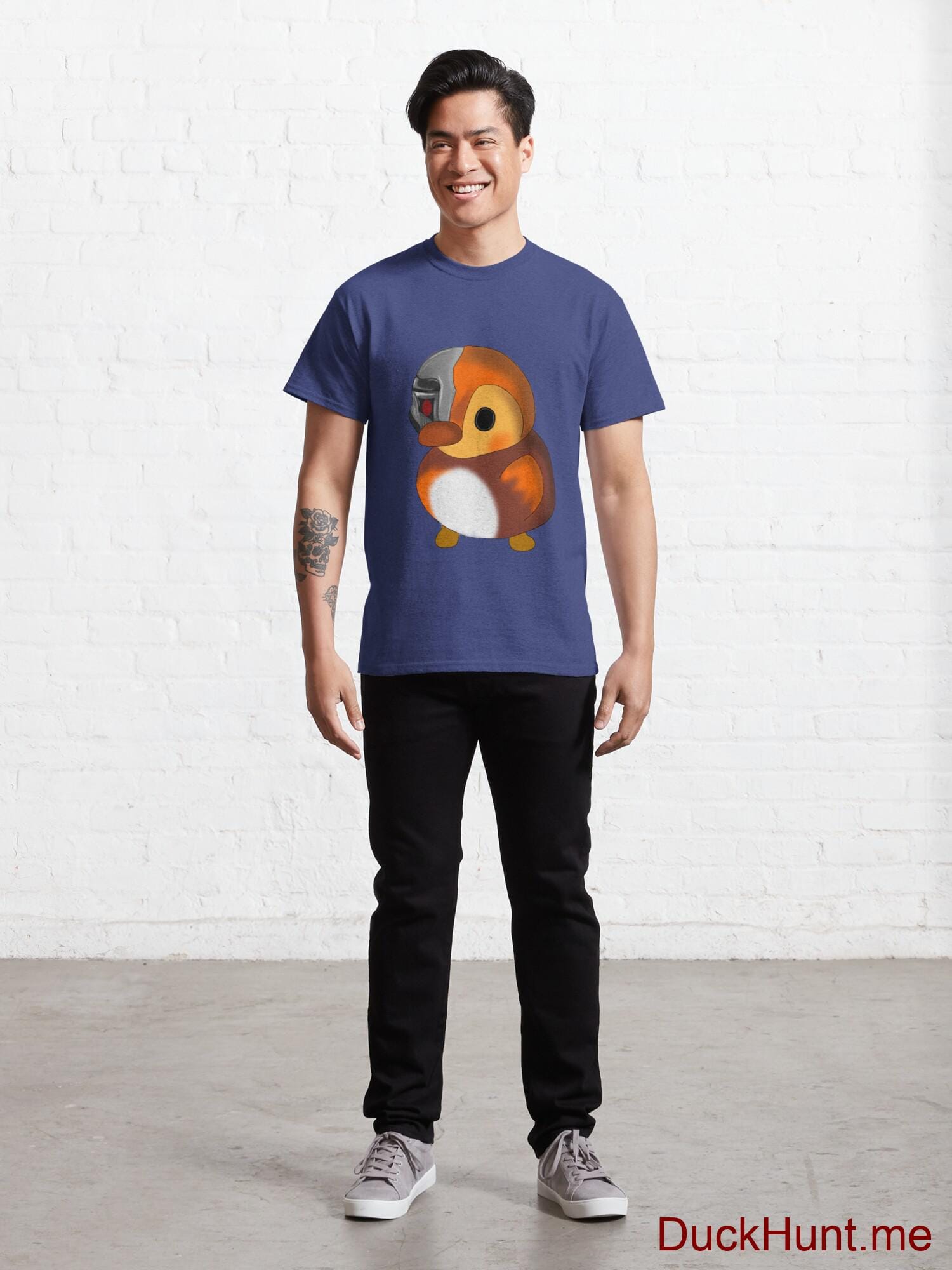 Mechanical Duck Blue Classic T-Shirt (Front printed) alternative image 6