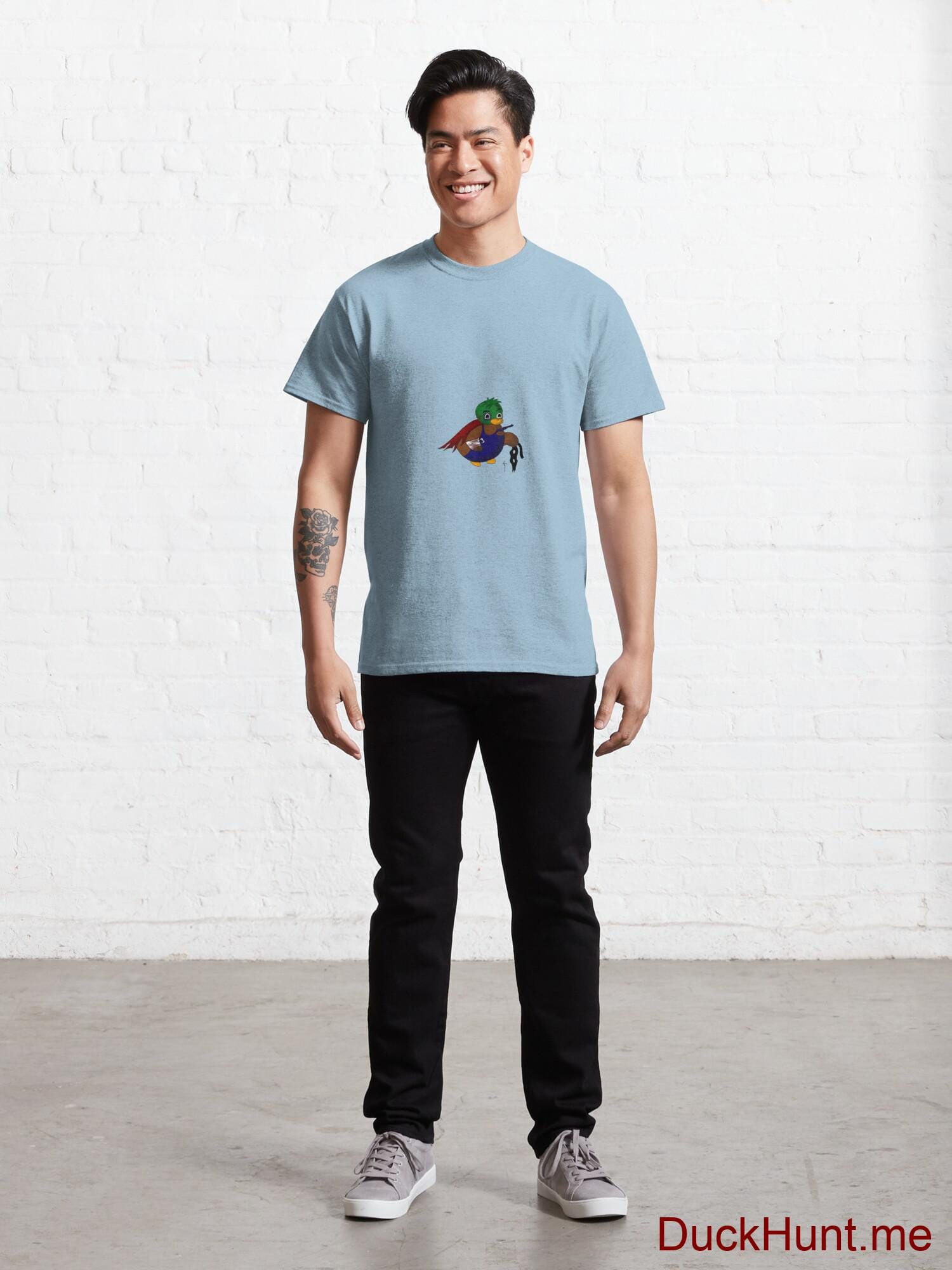 Dead DuckHunt Boss (smokeless) Light Blue Classic T-Shirt (Front printed) alternative image 6