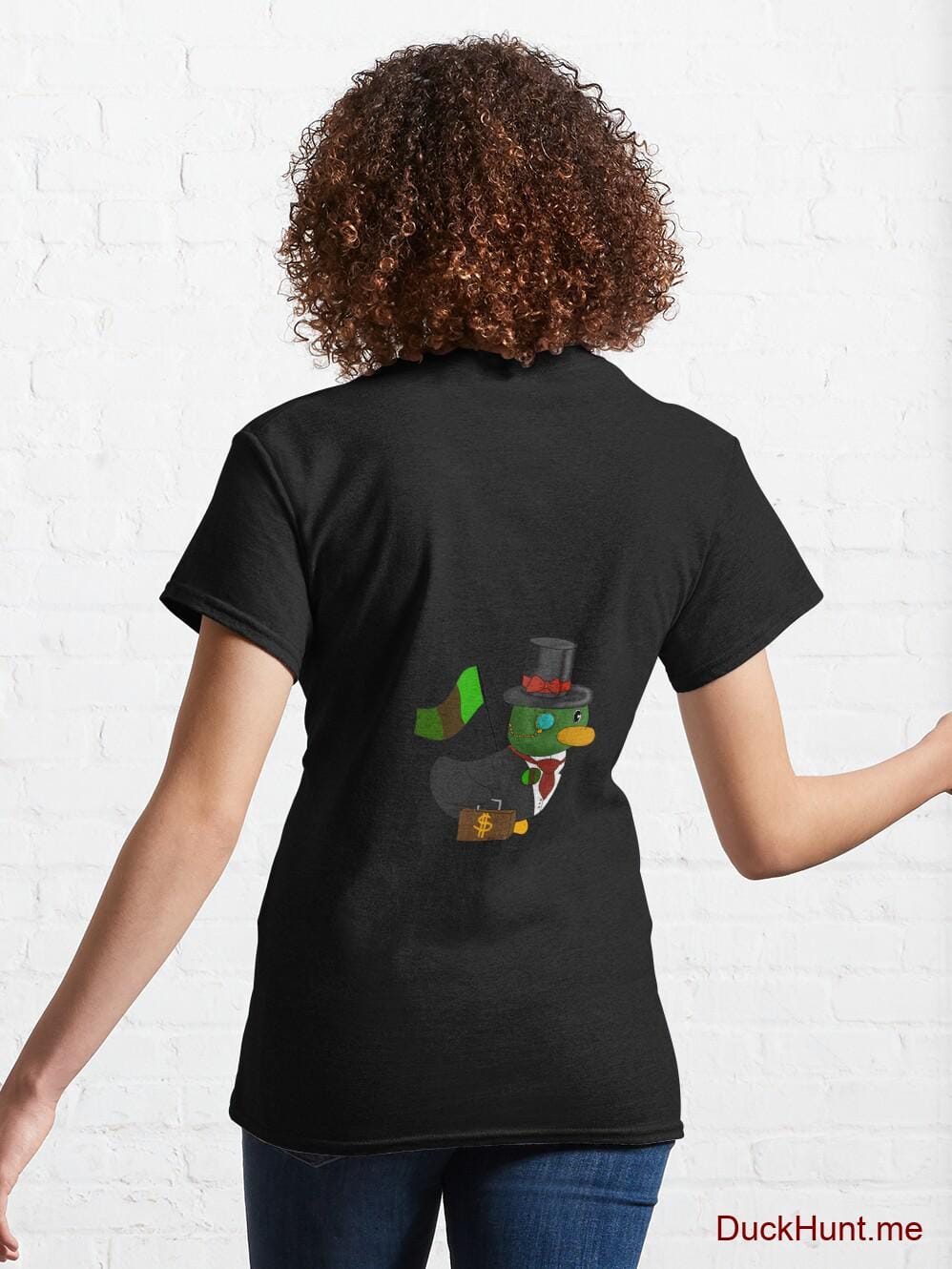 Golden Duck Black Classic T-Shirt (Back printed) alternative image 4