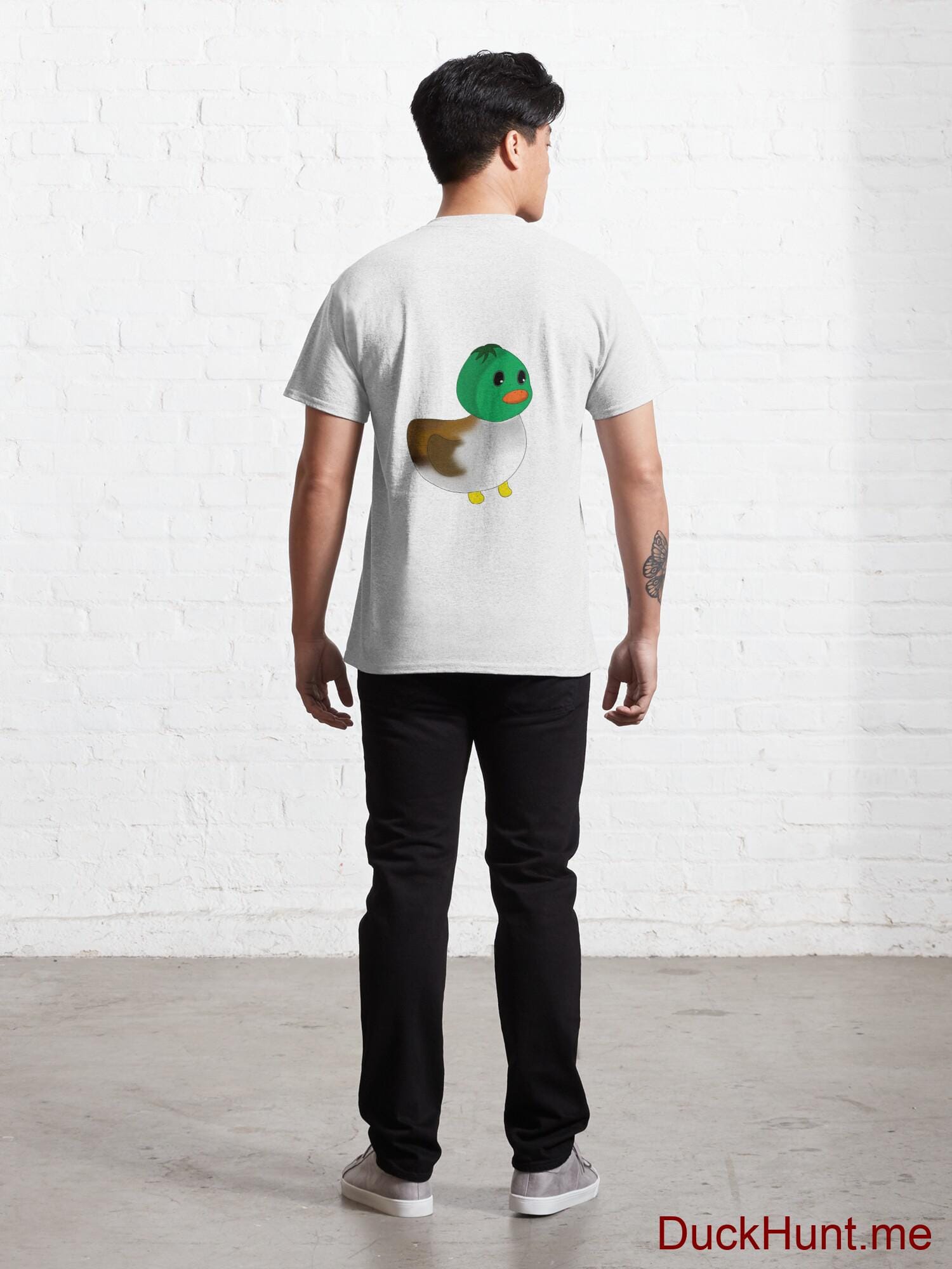 Normal Duck White Classic T-Shirt (Back printed) alternative image 3