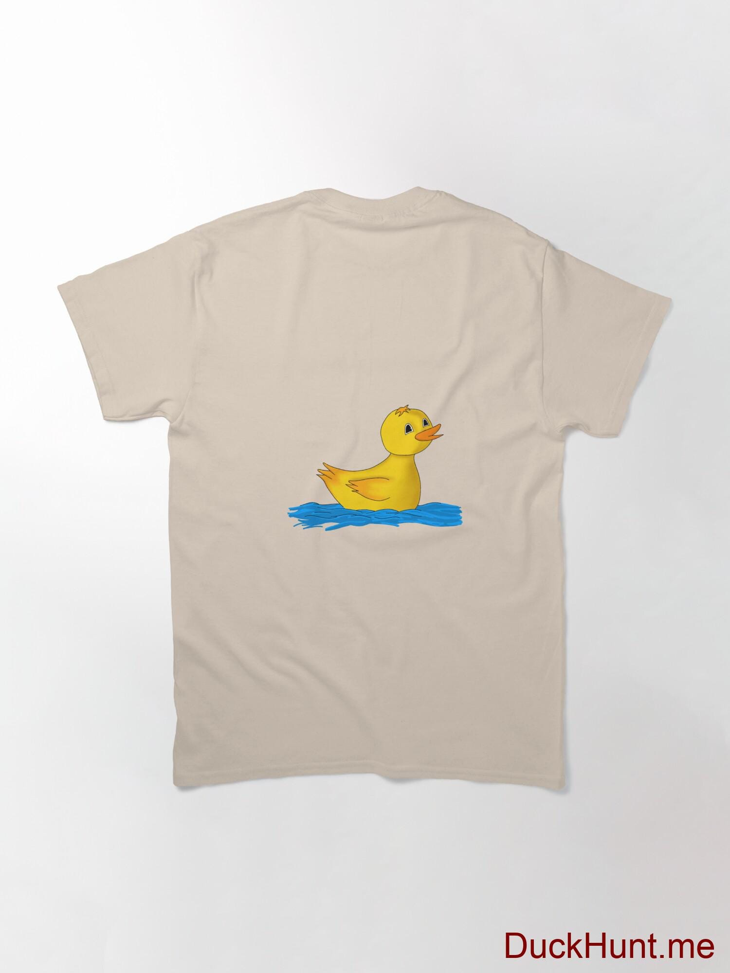 Plastic Duck Creme Classic T-Shirt (Back printed) alternative image 1