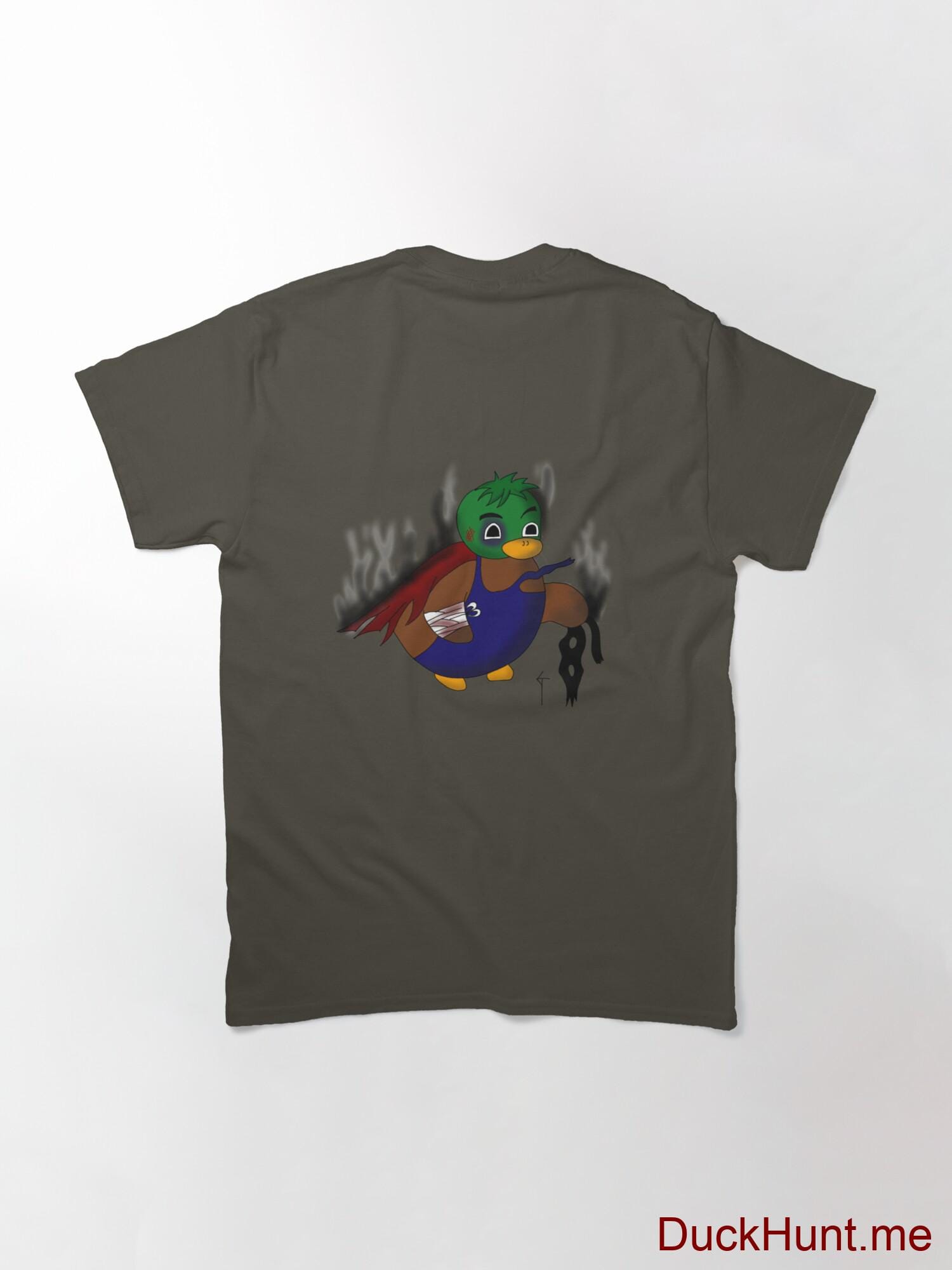 Dead Boss Duck (smoky) Army Classic T-Shirt (Back printed) alternative image 1