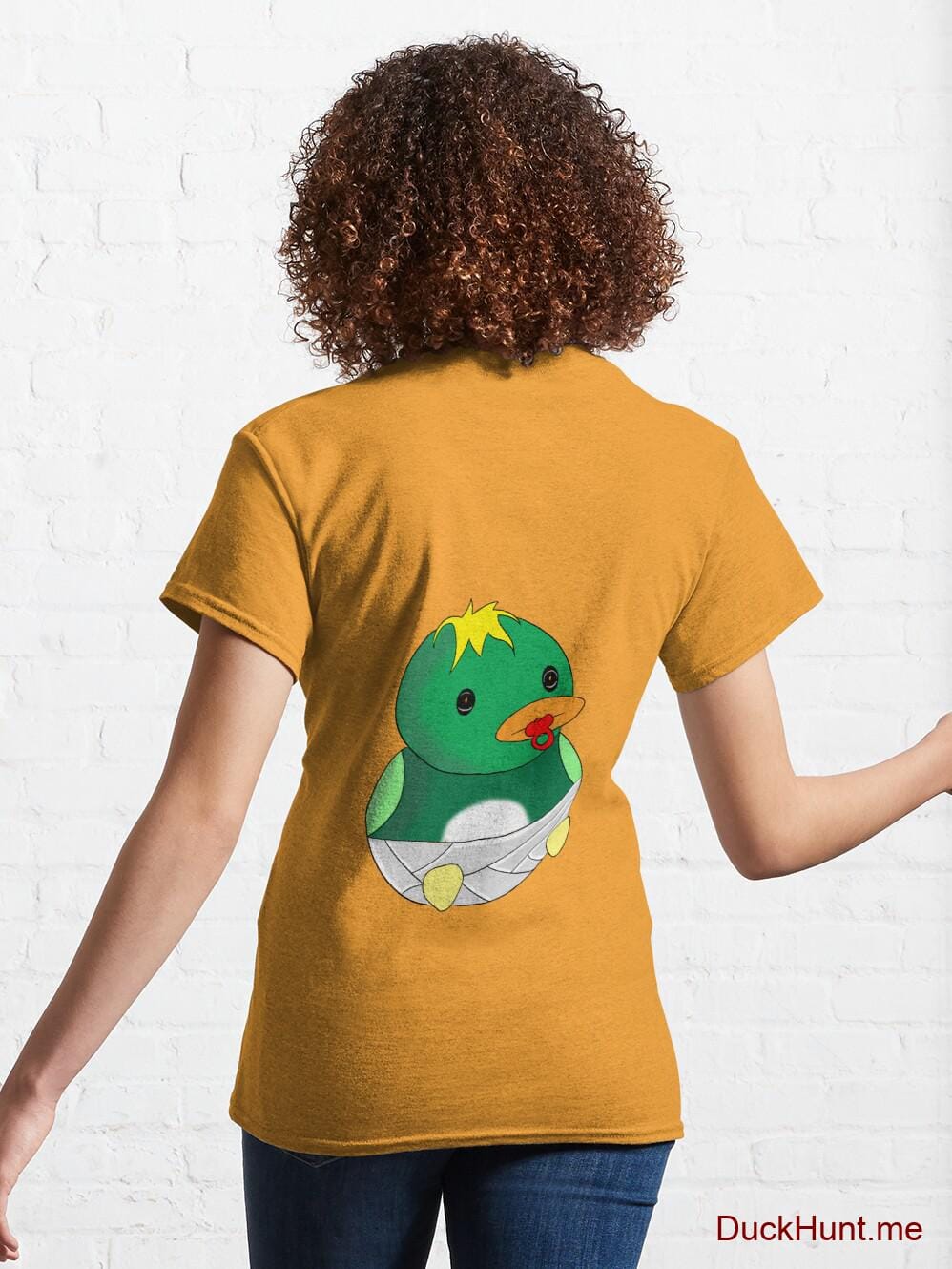 Baby duck Gold Classic T-Shirt (Back printed) alternative image 4