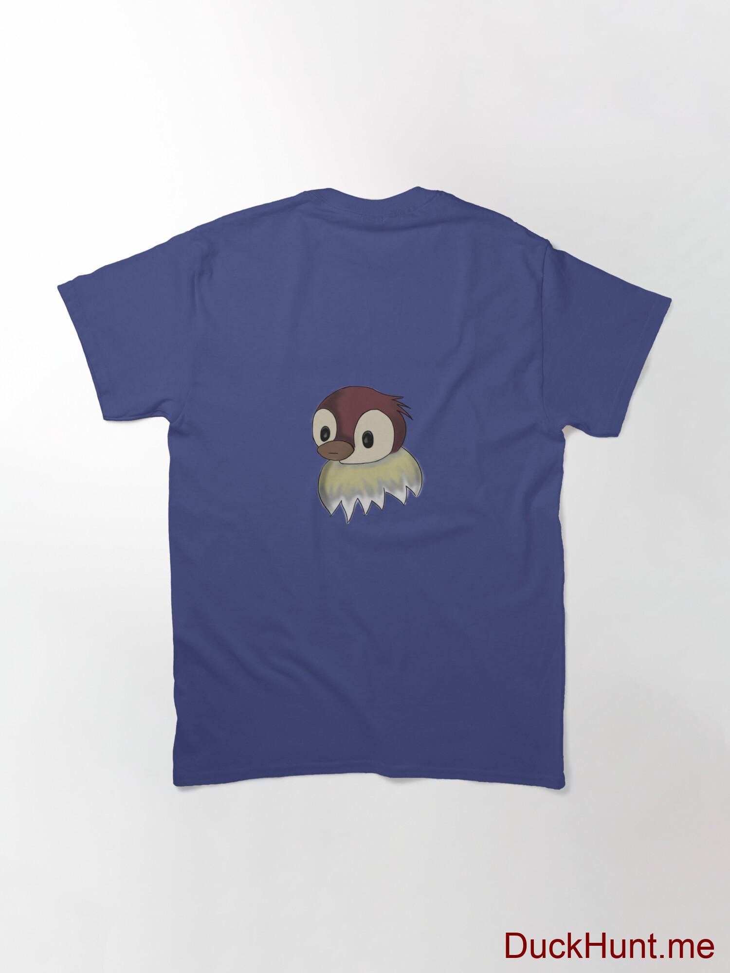 Ghost Duck (fogless) Blue Classic T-Shirt (Back printed) alternative image 1