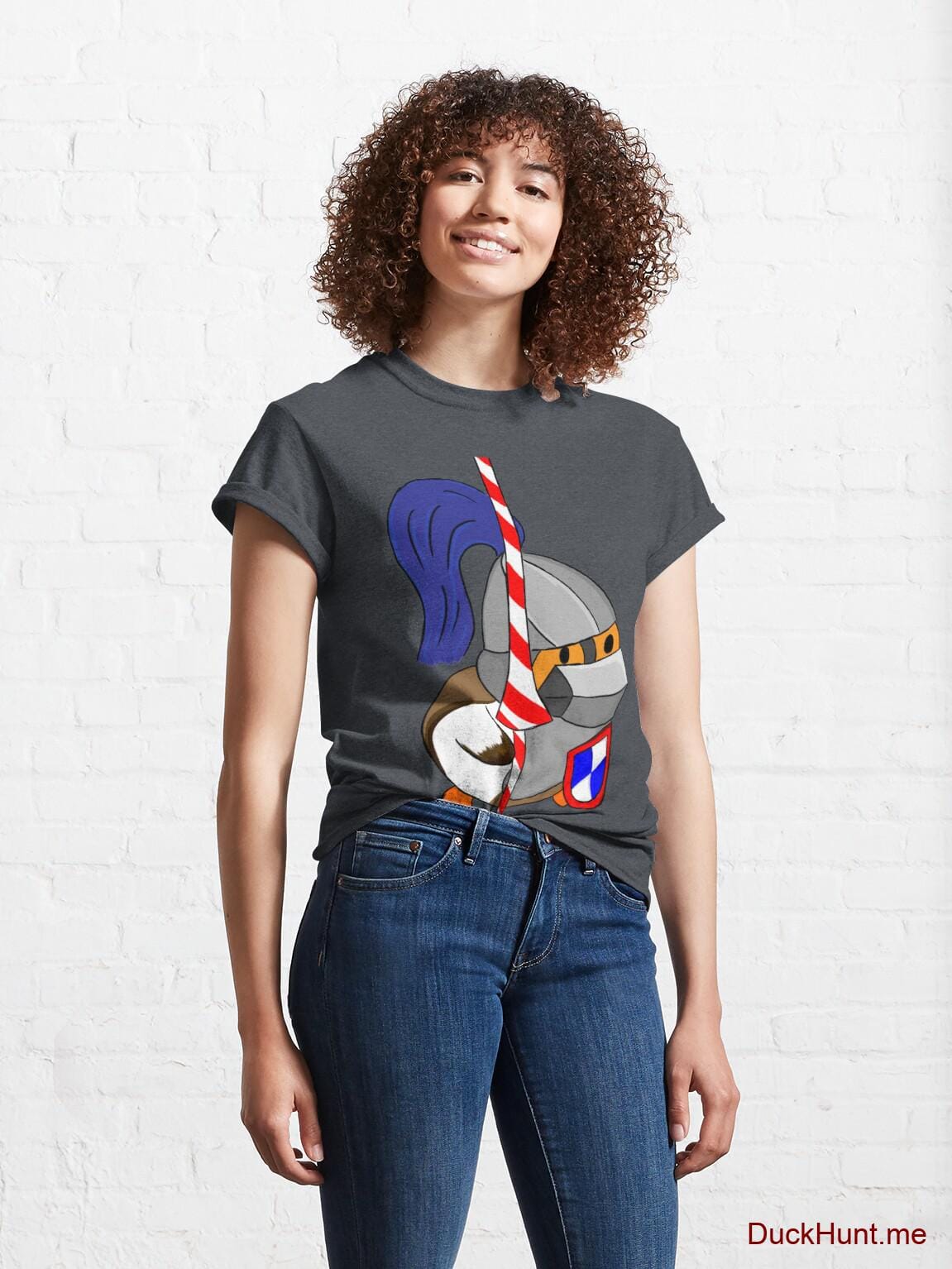 Armored Duck Denim Heather Classic T-Shirt (Front printed) alternative image 3