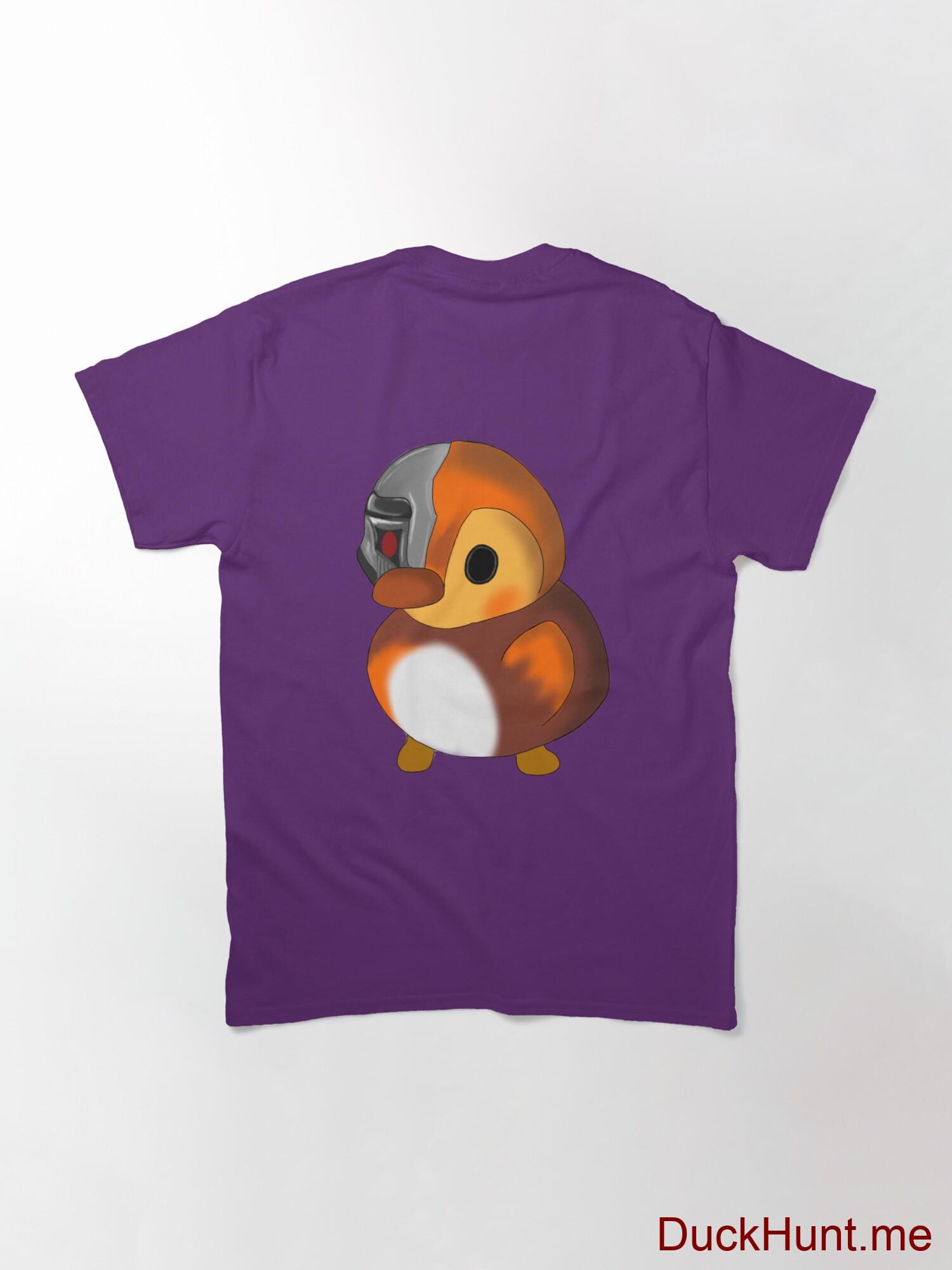 Mechanical Duck Purple Classic T-Shirt (Back printed) alternative image 1