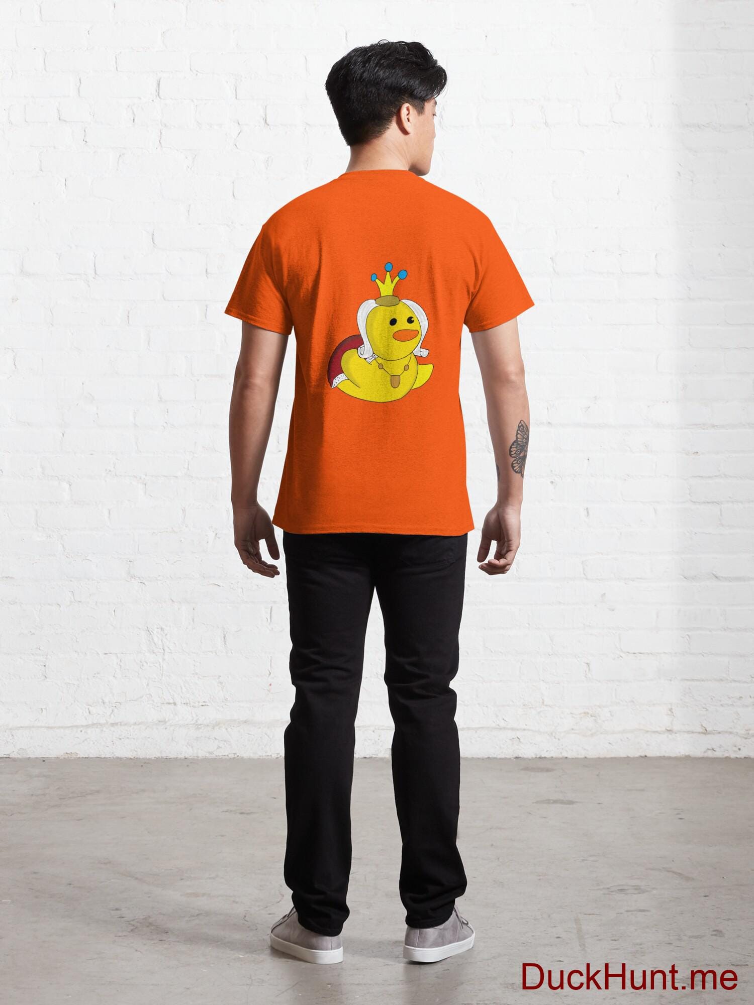 Royal Duck Orange Classic T-Shirt (Back printed) alternative image 3