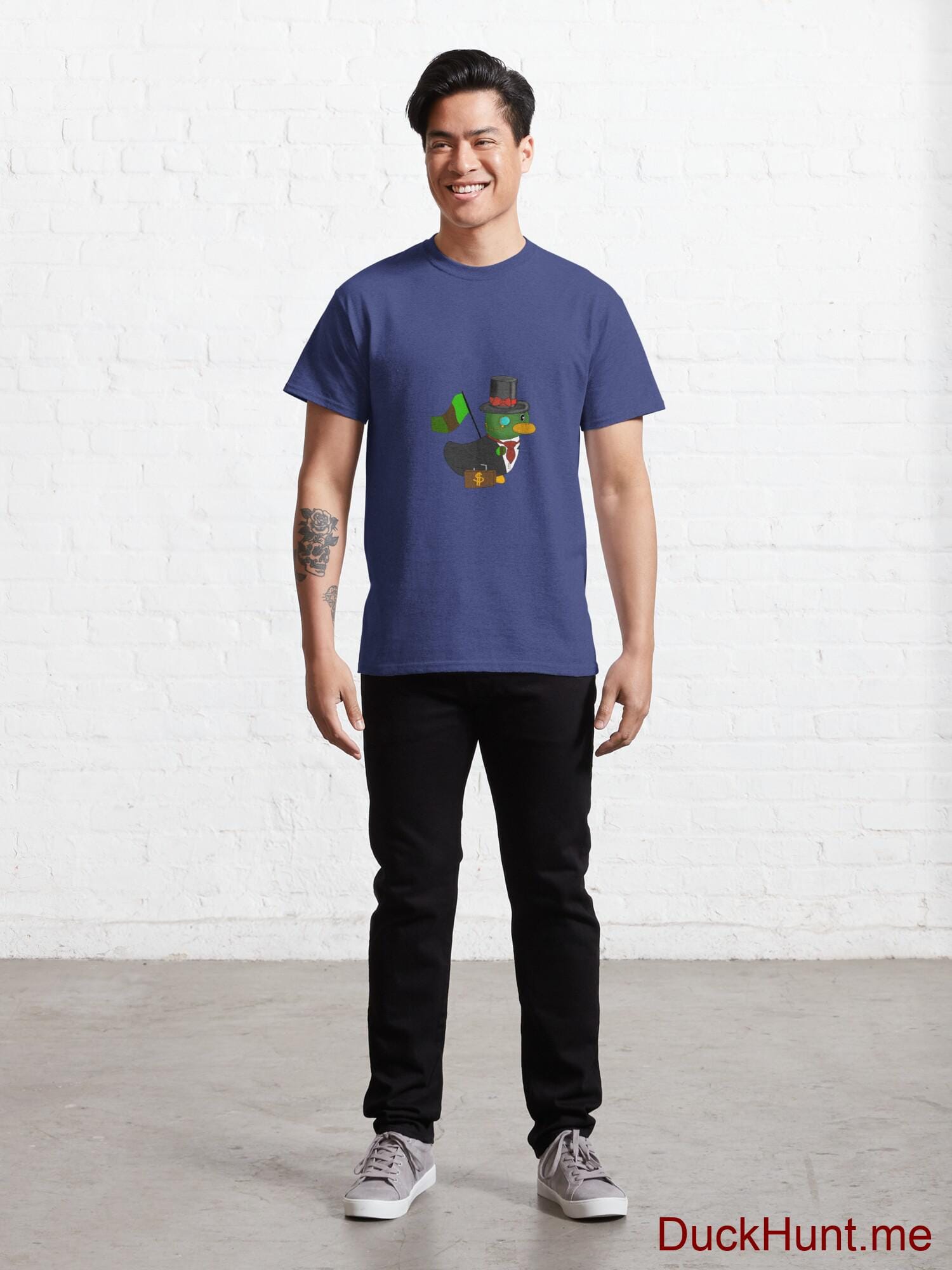 Golden Duck Blue Classic T-Shirt (Front printed) alternative image 6