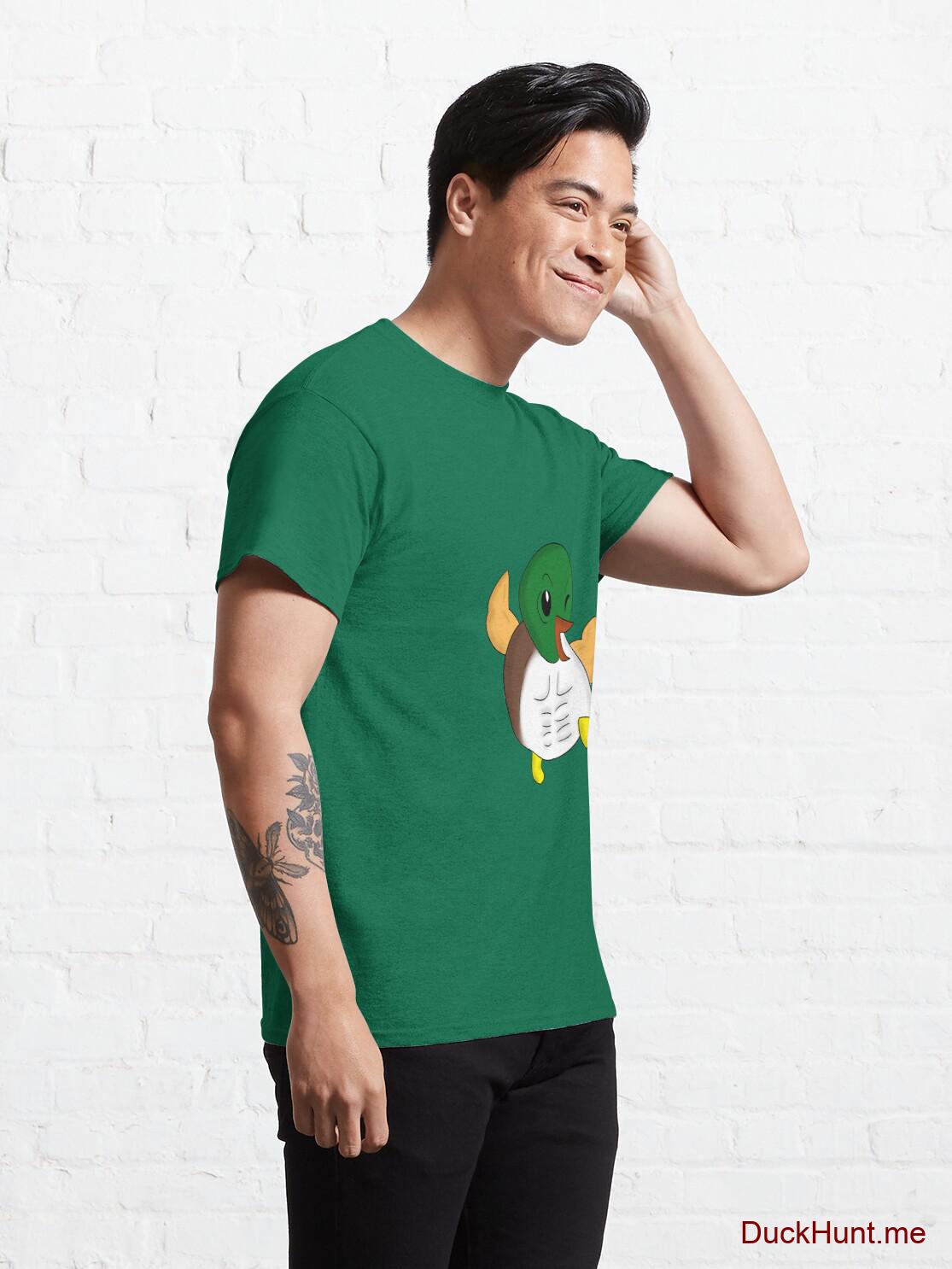 Super duck Green Classic T-Shirt (Front printed) alternative image 4