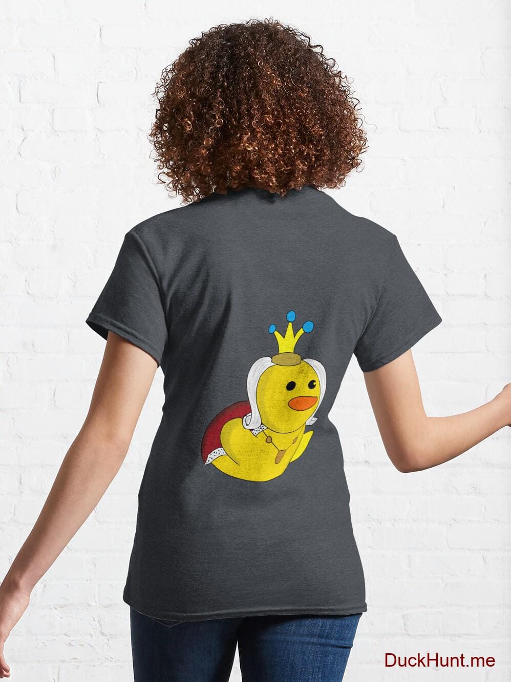 Royal Duck Denim Heather Classic T-Shirt (Back printed) alternative image 4