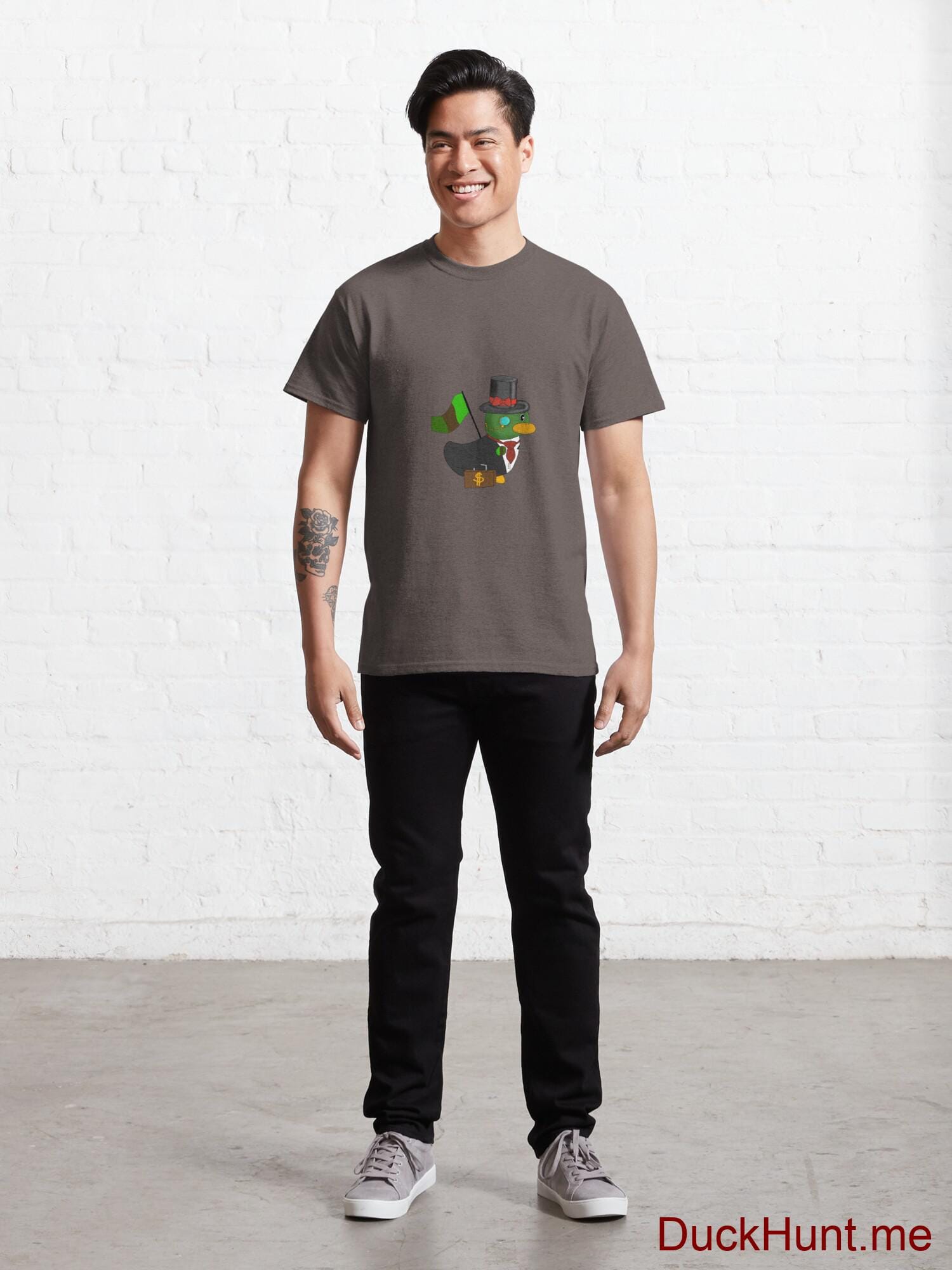 Golden Duck Dark Grey Classic T-Shirt (Front printed) alternative image 6