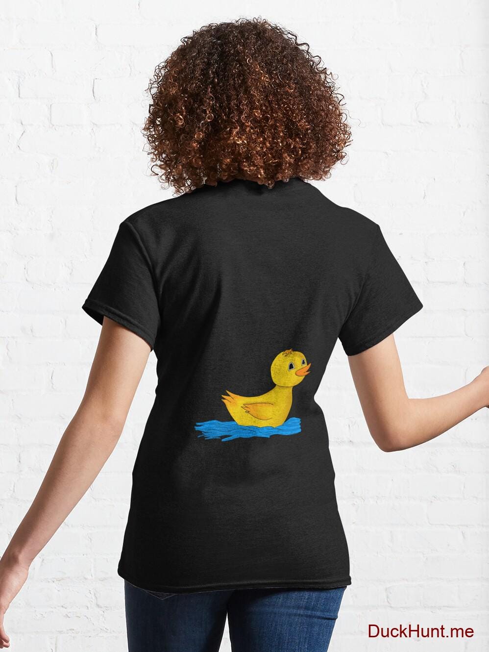 Plastic Duck Black Classic T-Shirt (Back printed) alternative image 4