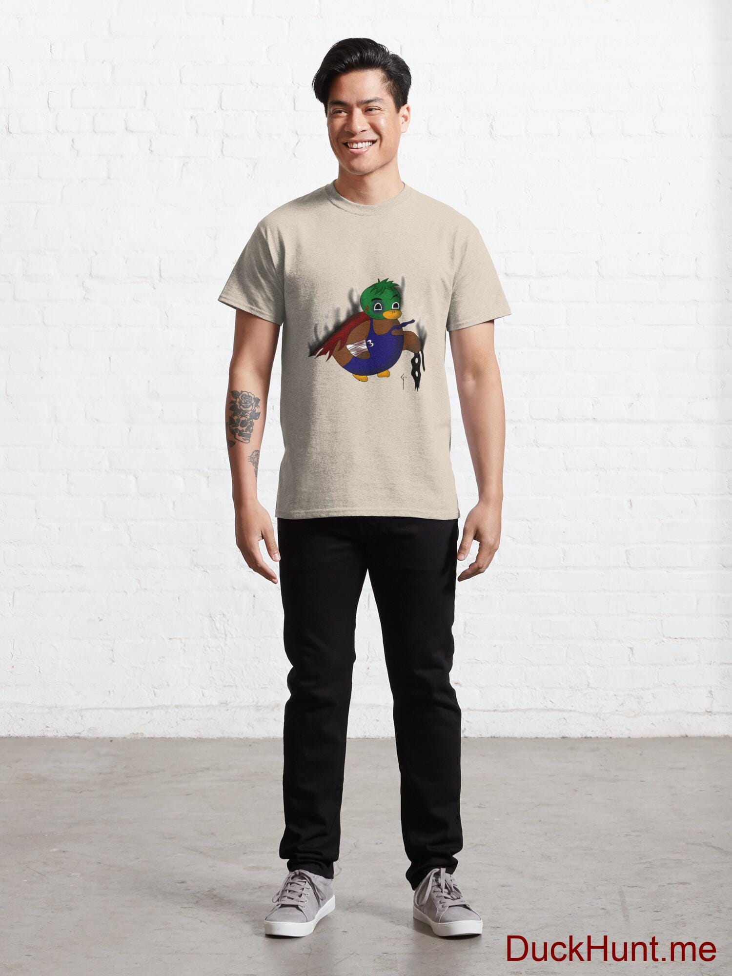 Dead Boss Duck (smoky) Creme Classic T-Shirt (Front printed) alternative image 6