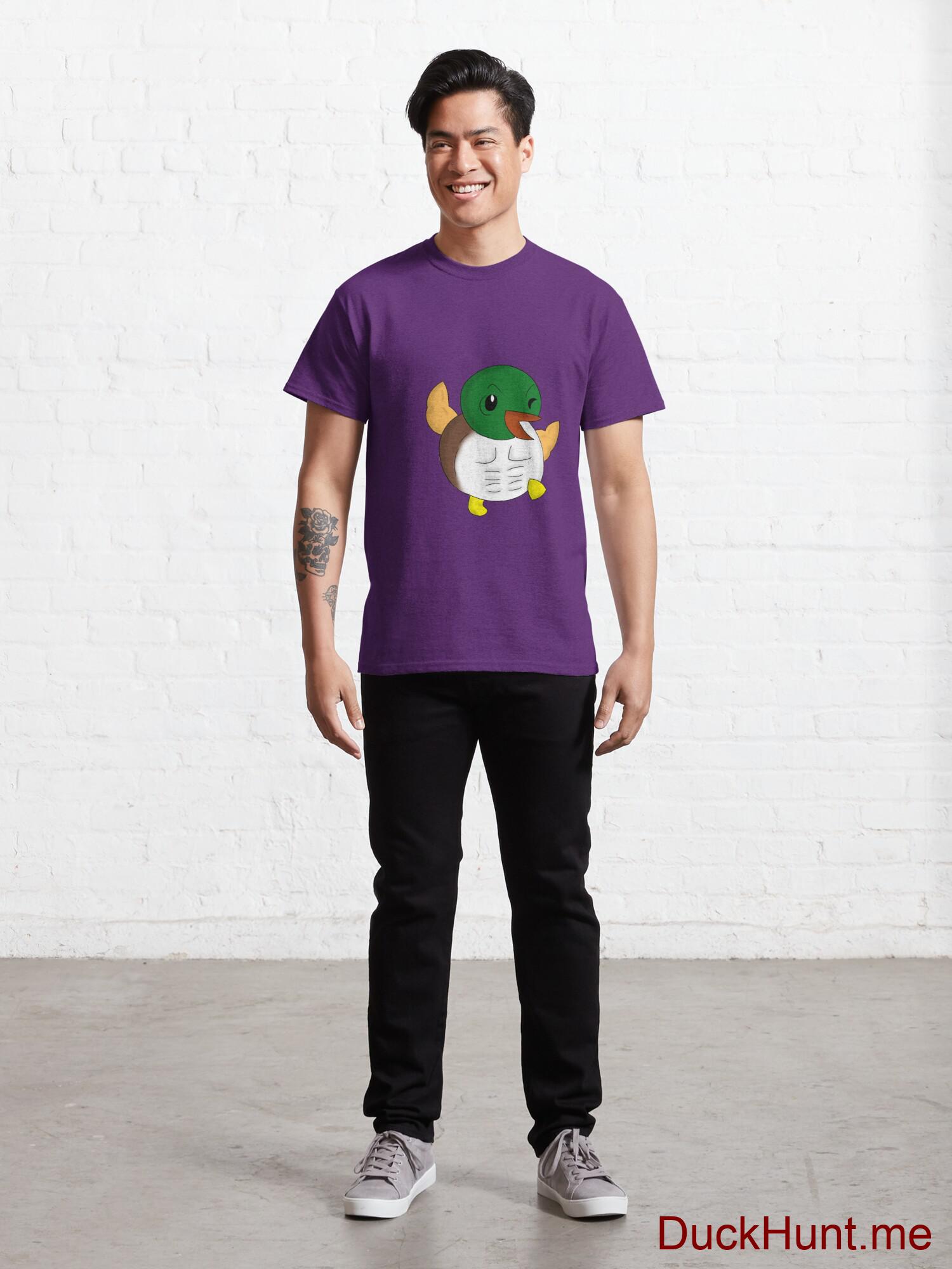 Super duck Purple Classic T-Shirt (Front printed) alternative image 6