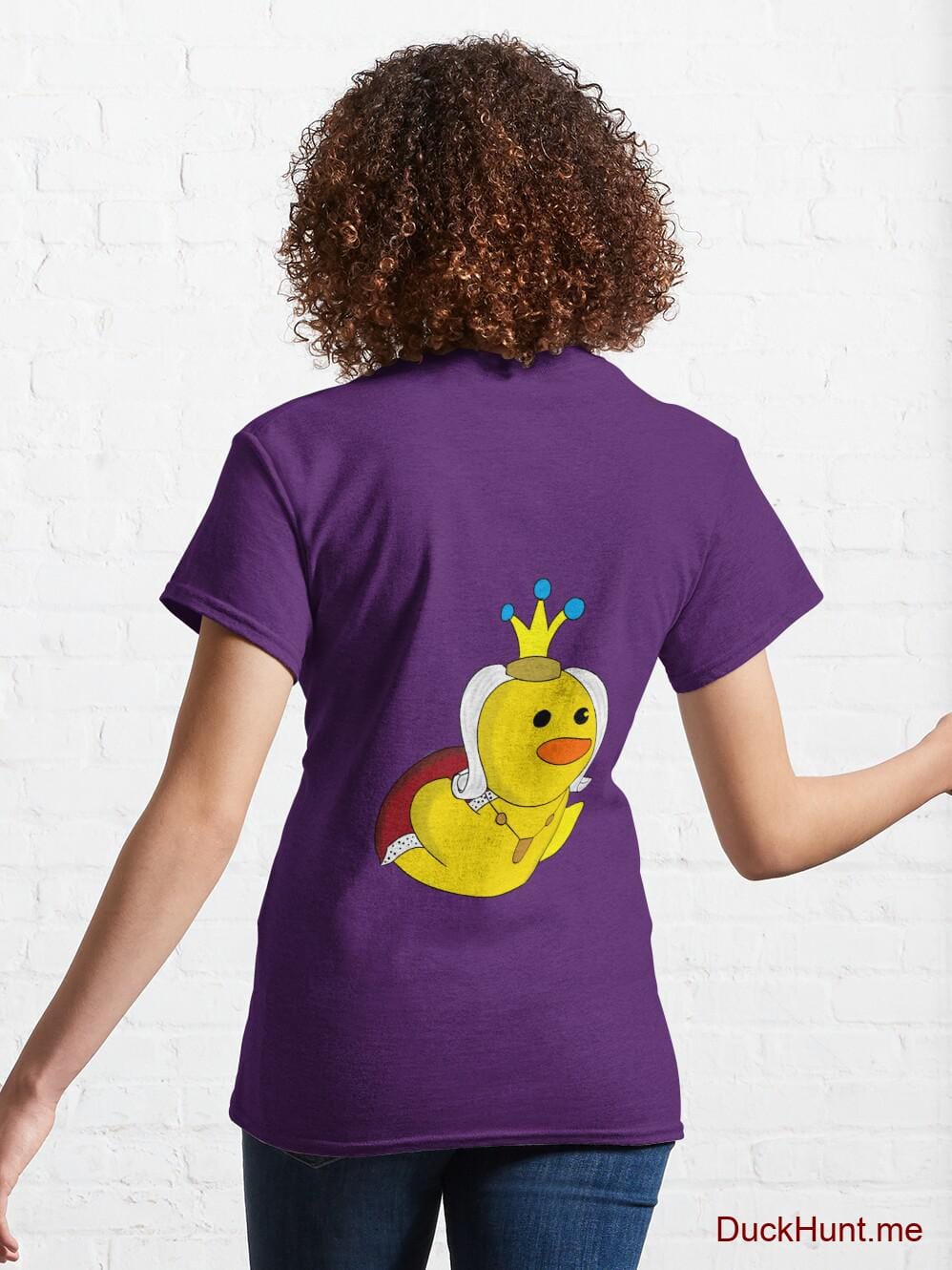Royal Duck Purple Classic T-Shirt (Back printed) alternative image 4