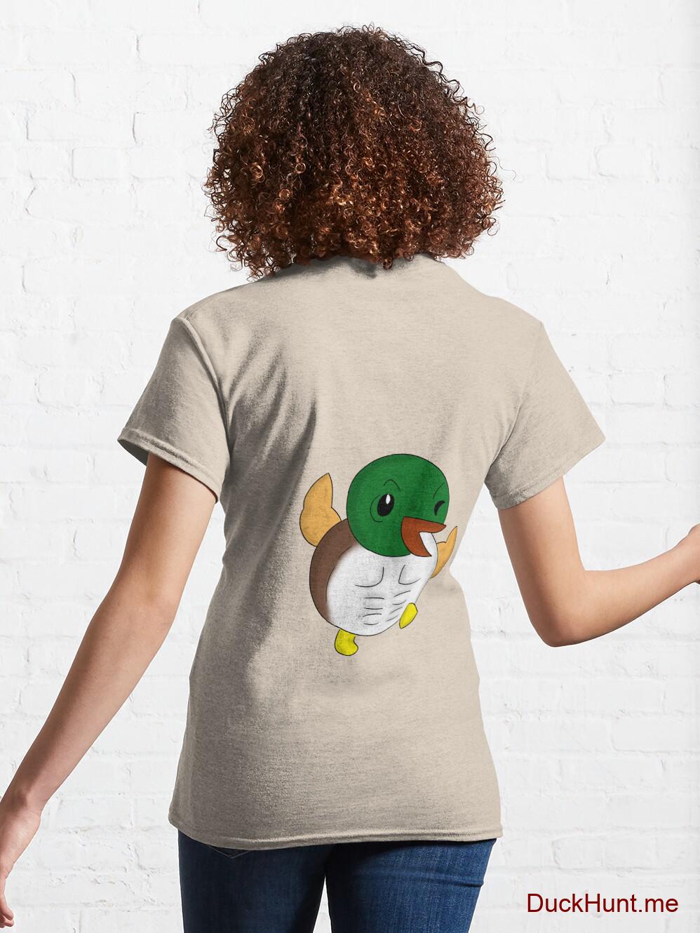 Super duck Creme Classic T-Shirt (Back printed) alternative image 4