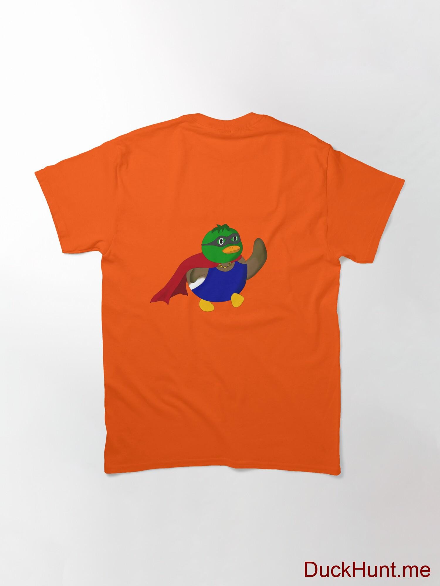 Alive Boss Duck Orange Classic T-Shirt (Back printed) alternative image 1